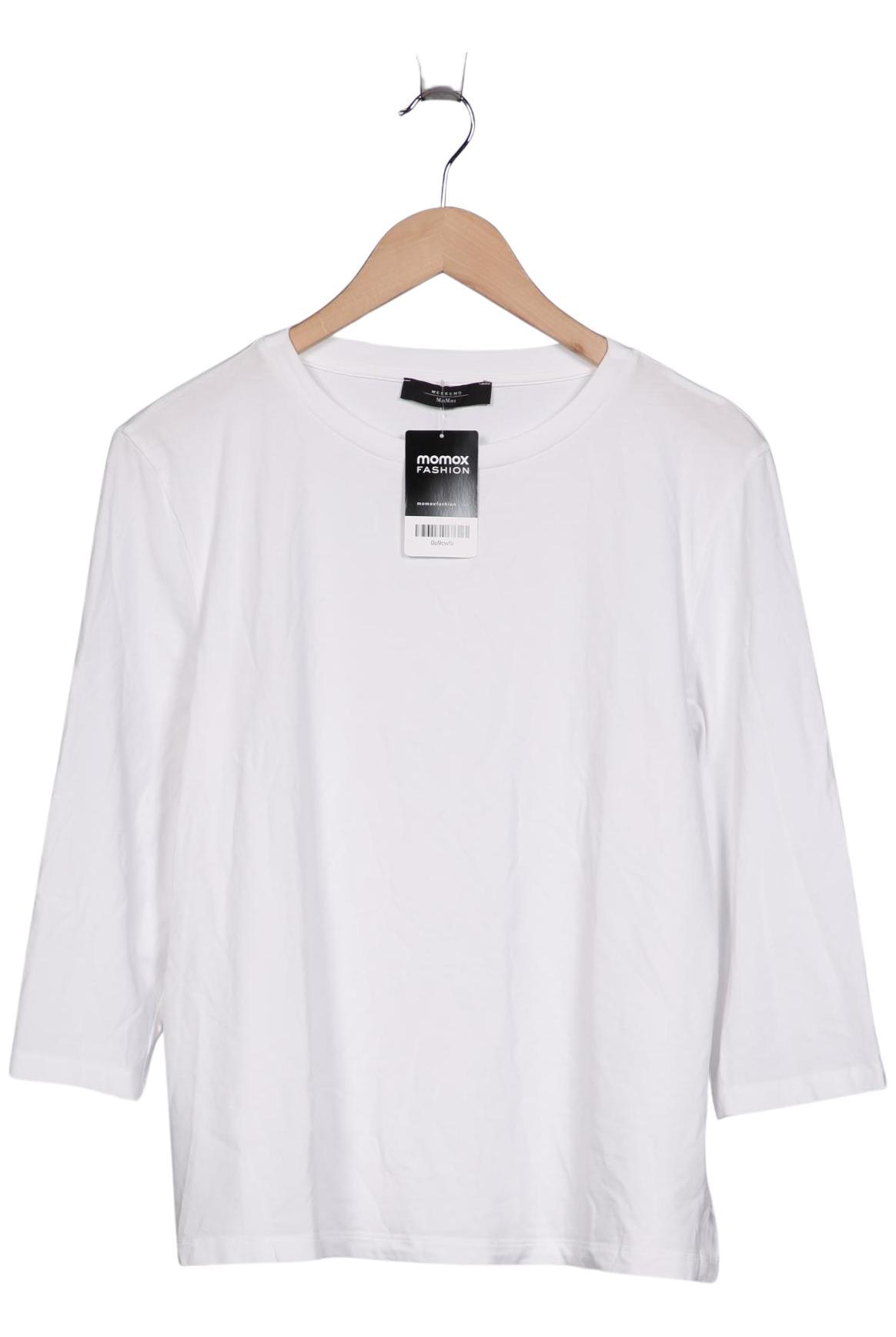 

Weekend Max Mara Damen Langarmshirt, weiß, Gr. 42