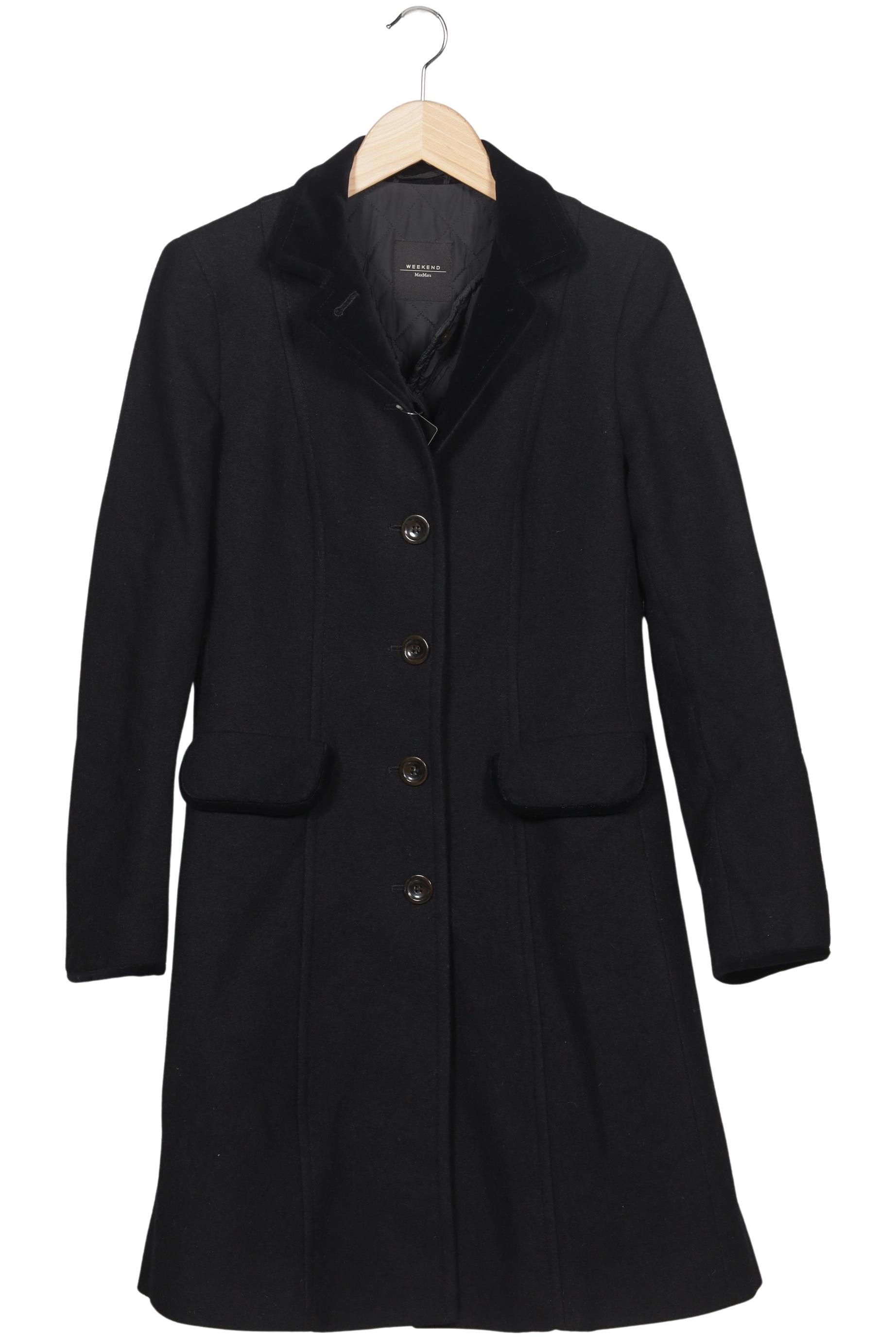 

Weekend Max Mara Damen Mantel, schwarz, Gr. 38