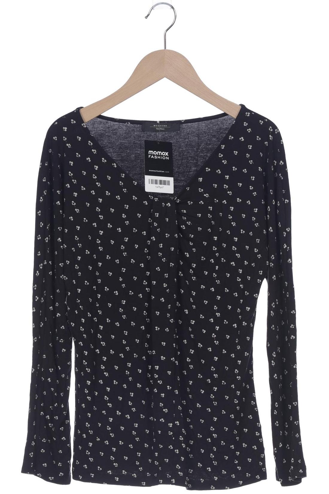 

Weekend Max Mara Damen Langarmshirt, schwarz, Gr. 36