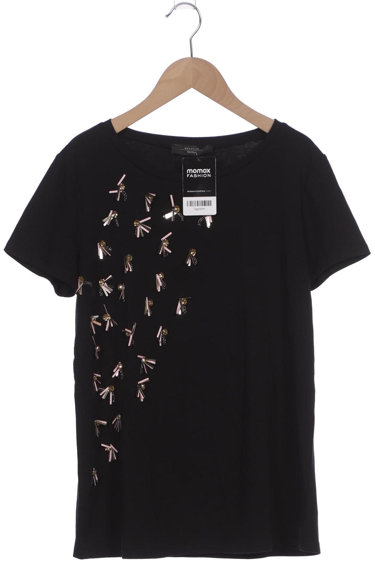 

Weekend Max Mara Damen T-Shirt, schwarz, Gr. 44