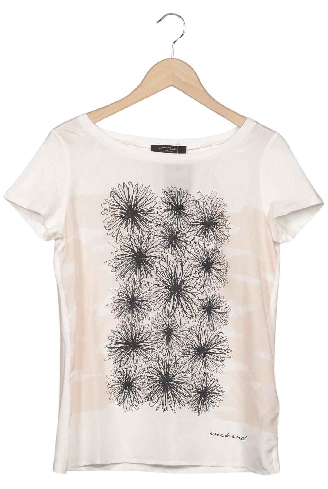 

Weekend Max Mara Damen T-Shirt, cremeweiß, Gr. 36