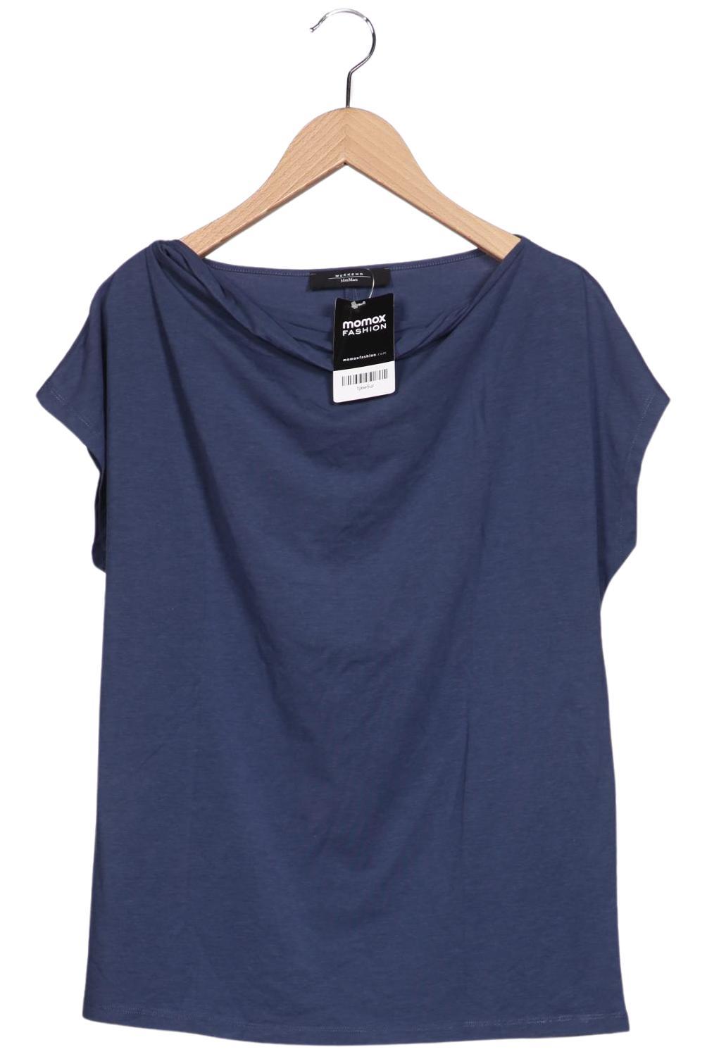 

Weekend Max Mara Damen T-Shirt, marineblau, Gr. 36