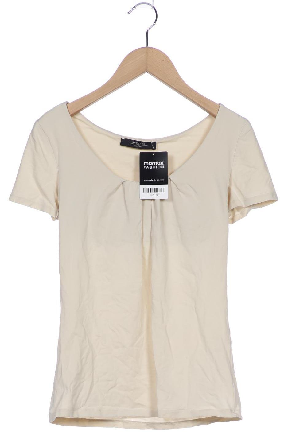 

Weekend Max Mara Damen T-Shirt, cremeweiß, Gr. 34