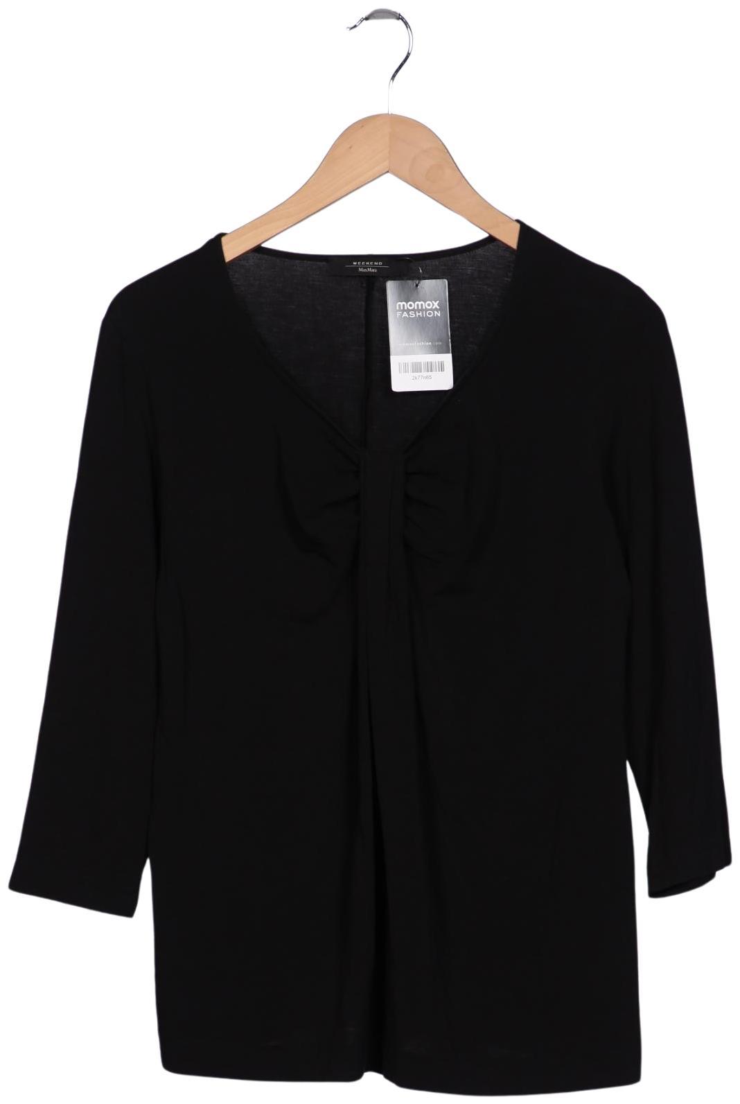 

Weekend Max Mara Damen Langarmshirt, schwarz, Gr. 38