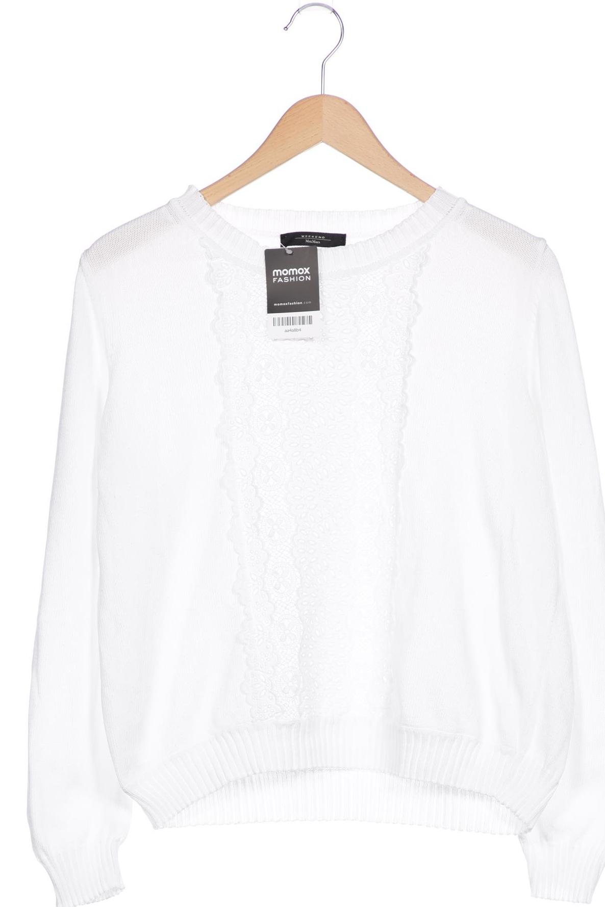 

Weekend Max Mara Damen Pullover, weiß, Gr. 46