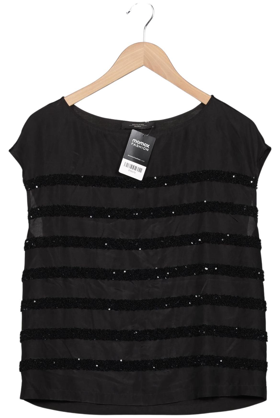 

Weekend Max Mara Damen T-Shirt, schwarz, Gr. 42
