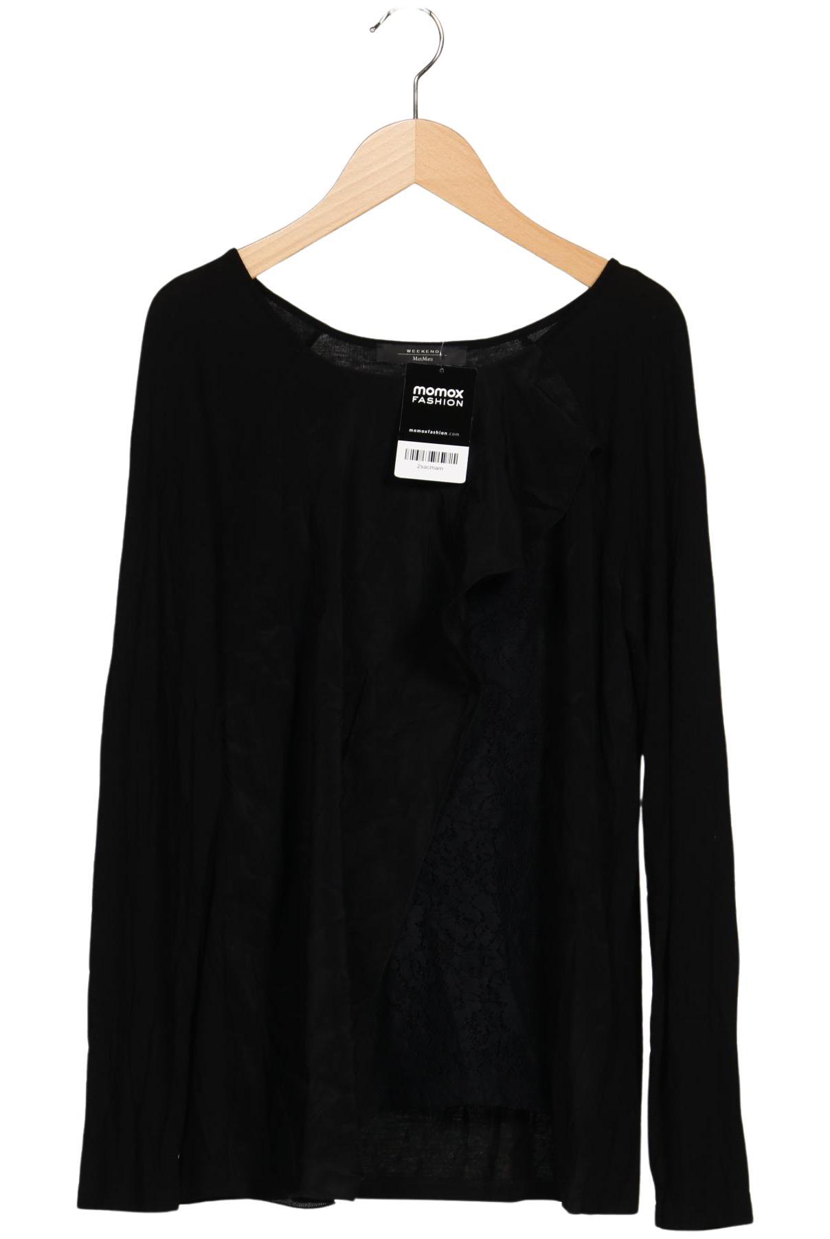 

Weekend Max Mara Damen Langarmshirt, schwarz, Gr. 38