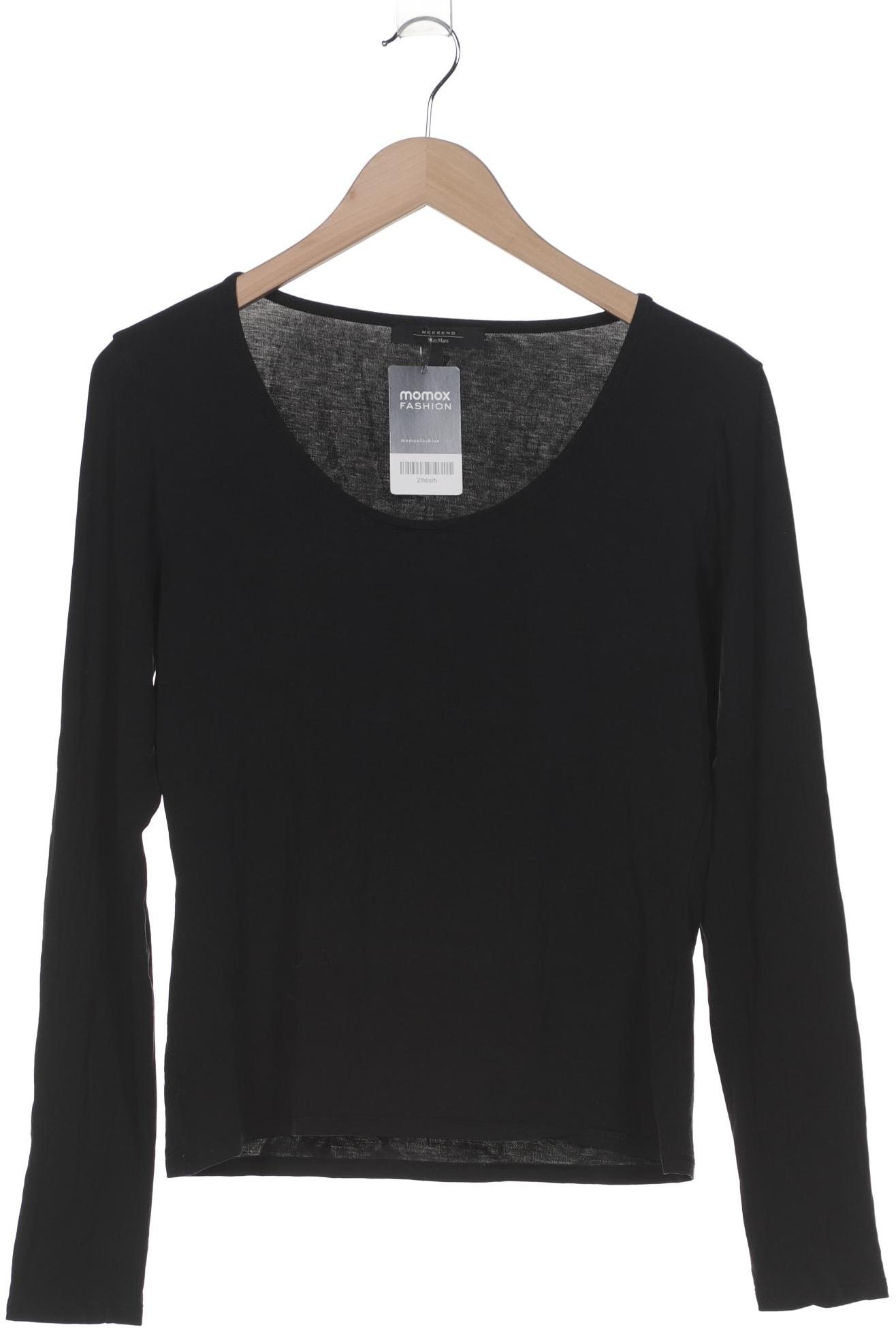 

Weekend Max Mara Damen Langarmshirt, schwarz, Gr. 44