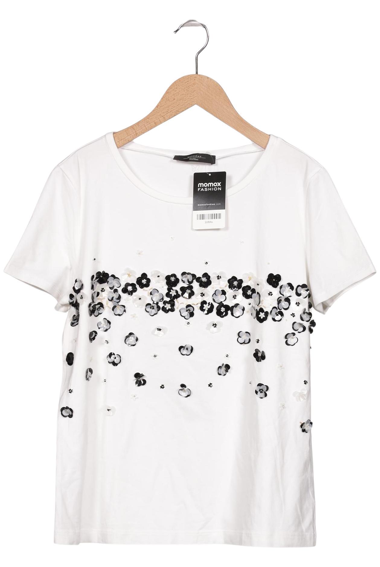 

Weekend Max Mara Damen T-Shirt, weiß, Gr. 44