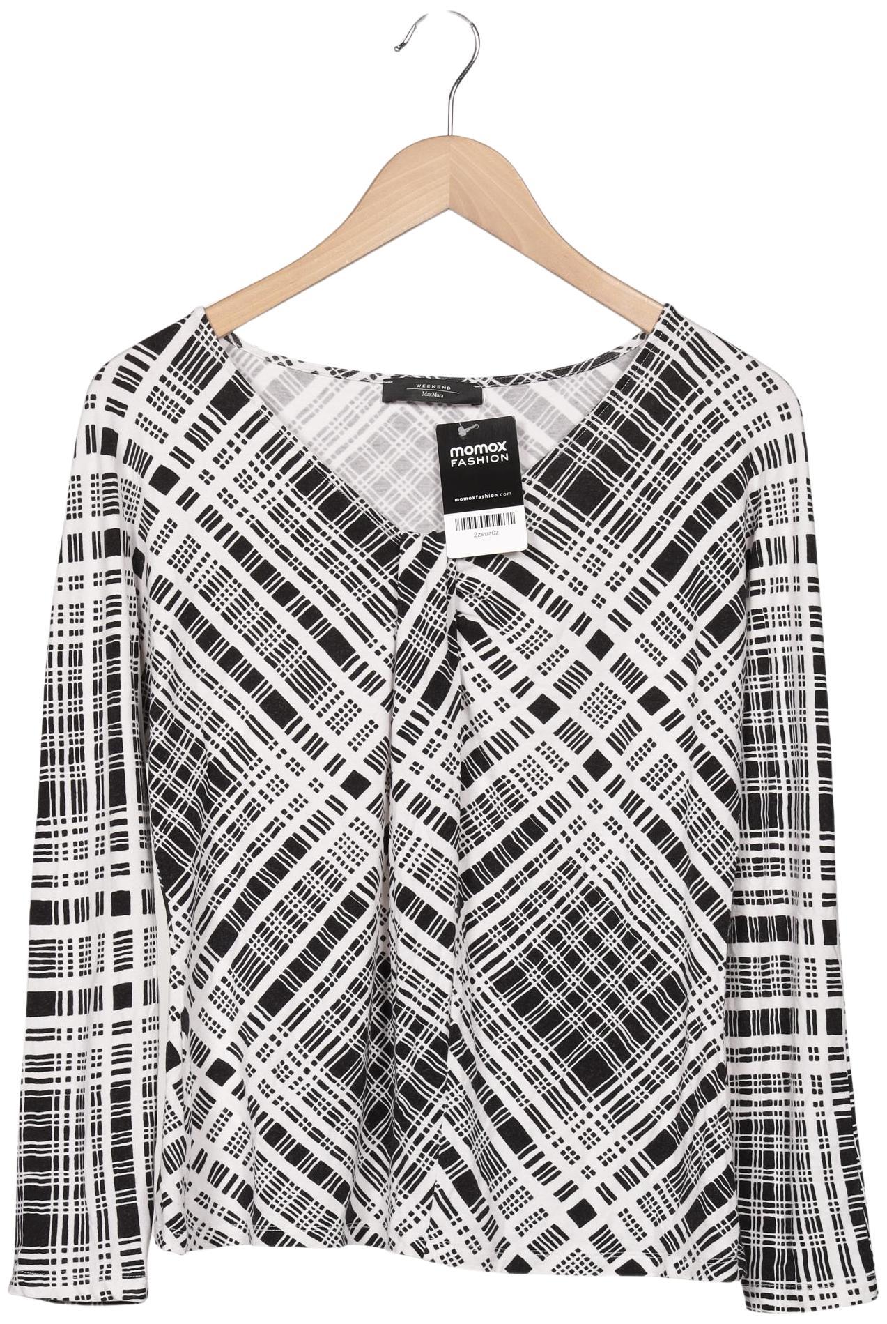 

Weekend Max Mara Damen Langarmshirt, weiß, Gr. 36