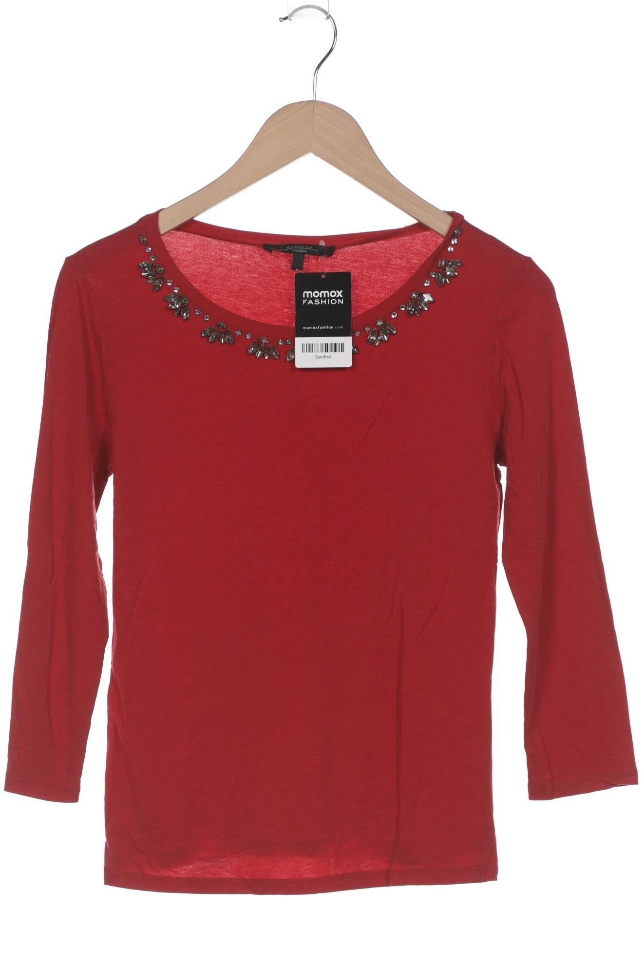 

Weekend Max Mara Damen Langarmshirt, rot, Gr. 38