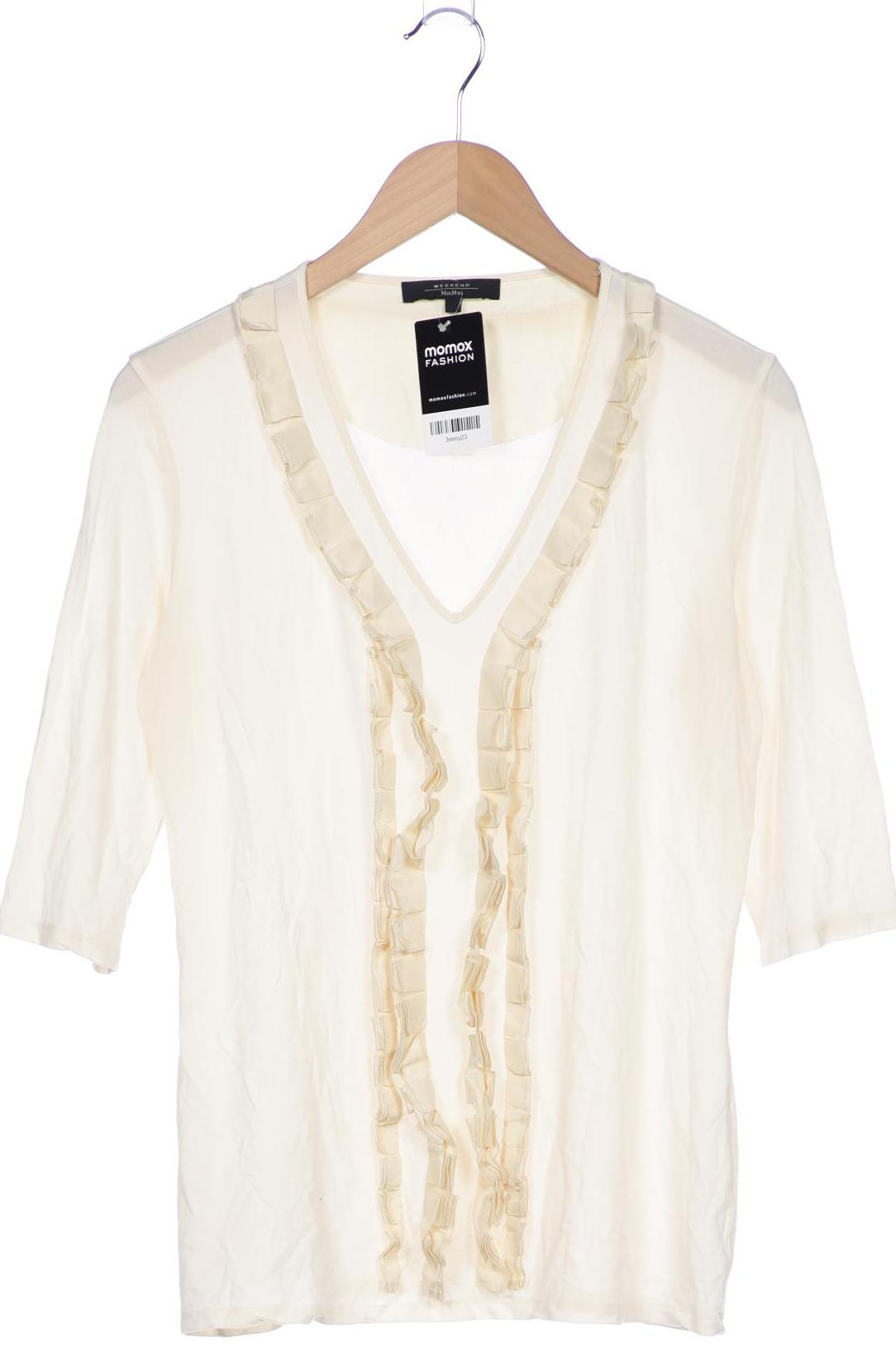 

Weekend Max Mara Damen Langarmshirt, cremeweiß, Gr. 44