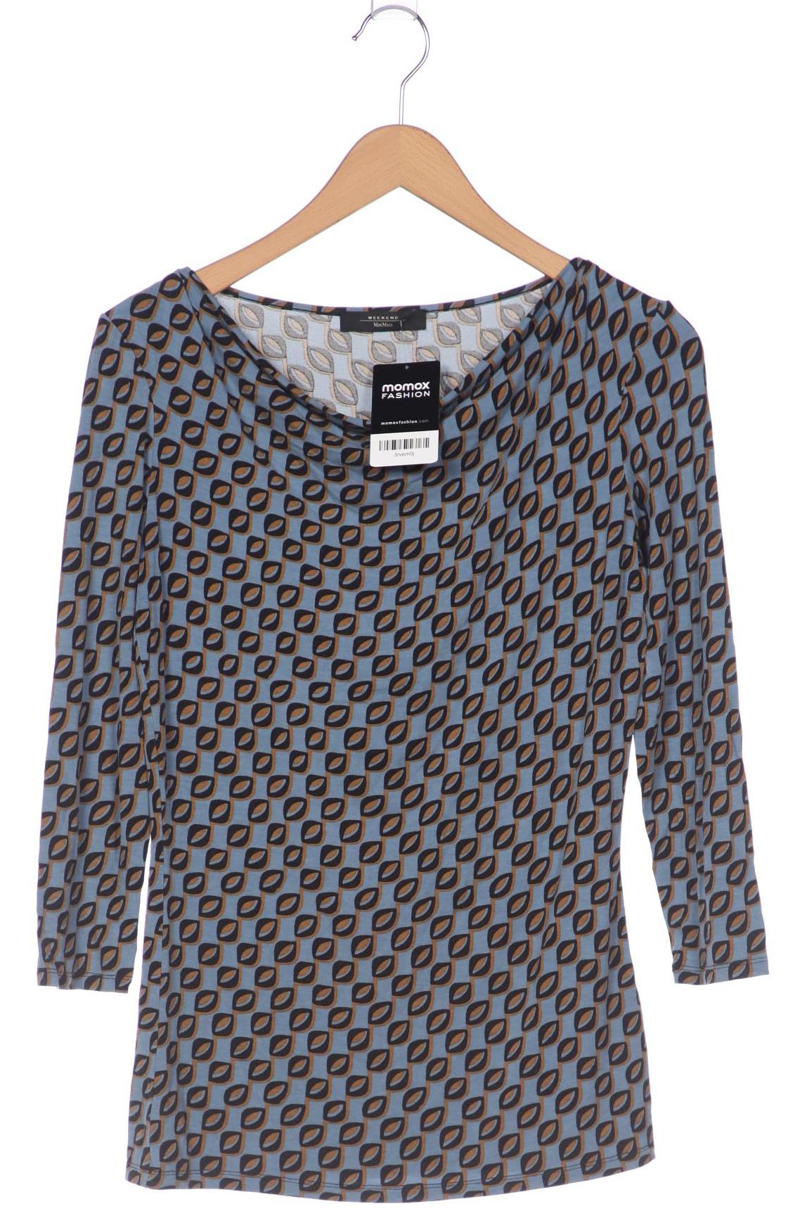

Weekend Max Mara Damen Langarmshirt, blau, Gr. 36