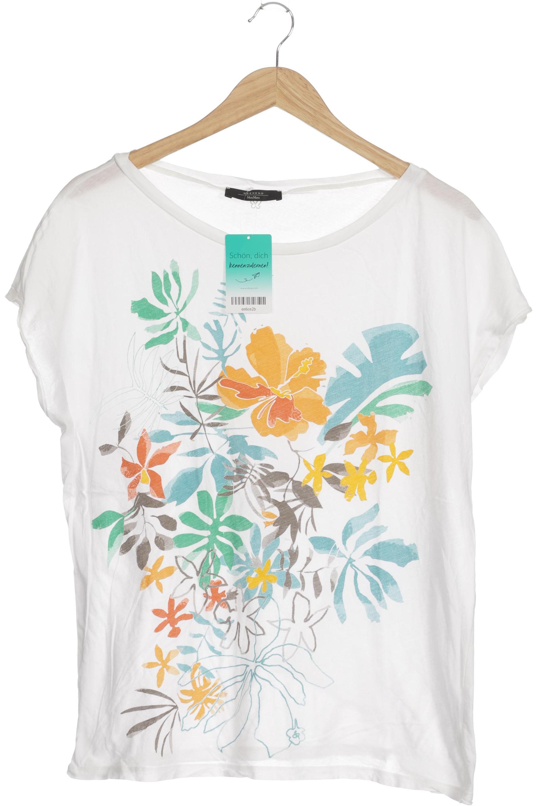 

Weekend Max Mara Damen T-Shirt, weiß, Gr. 46