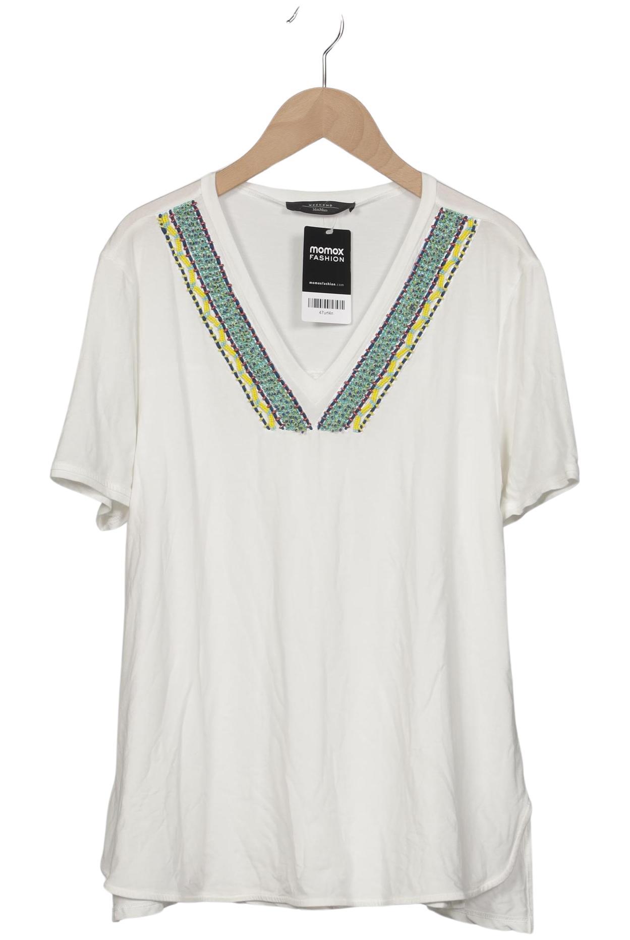

Weekend Max Mara Damen T-Shirt, weiß, Gr. 42