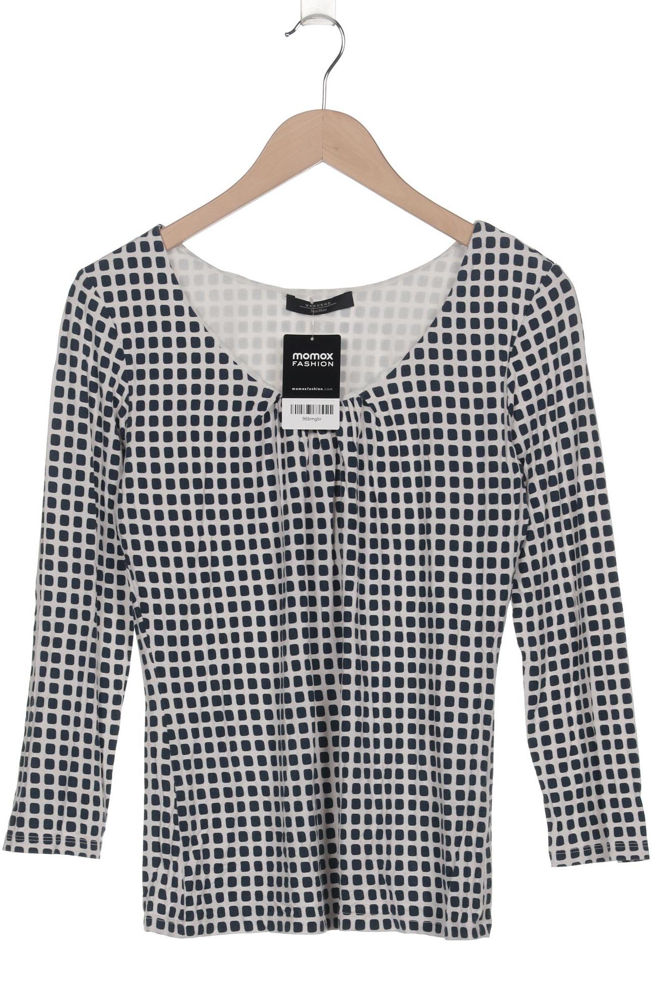 

Weekend Max Mara Damen Langarmshirt, marineblau, Gr. 38