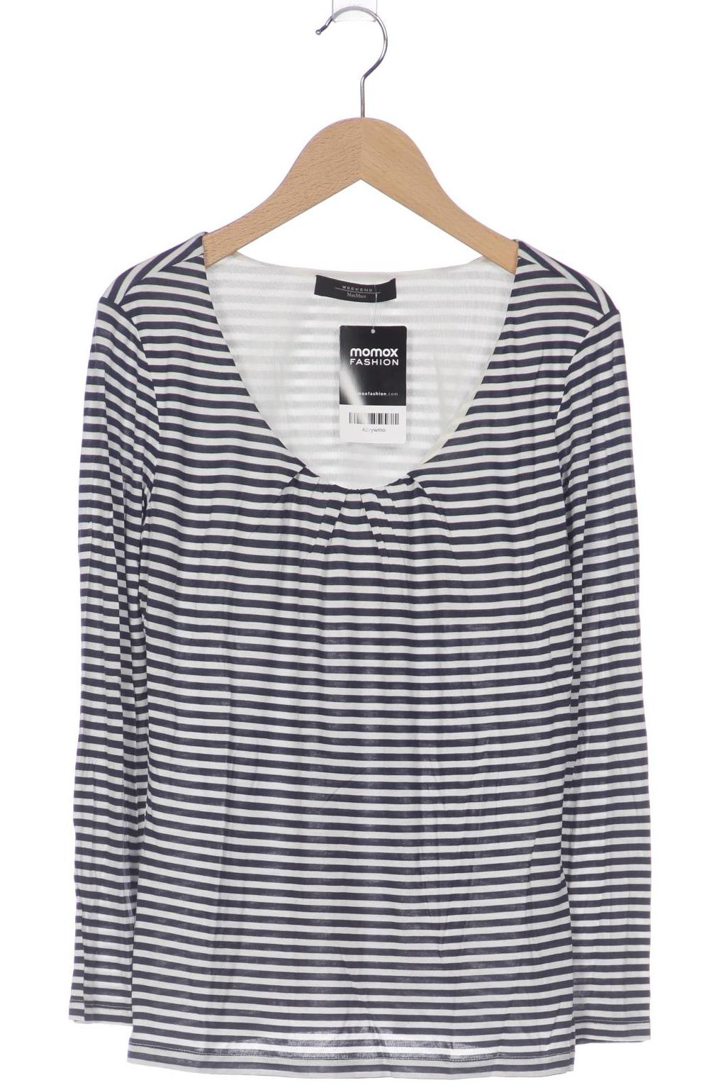 

Weekend Max Mara Damen Langarmshirt, marineblau, Gr. 38