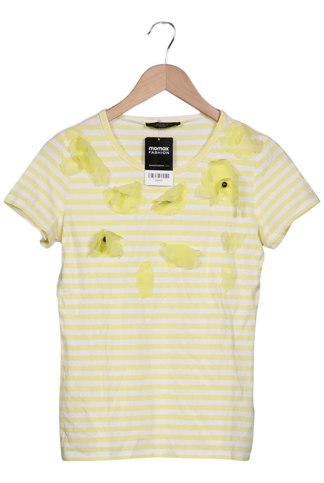 

Weekend Max Mara Damen T-Shirt, gelb, Gr. 38