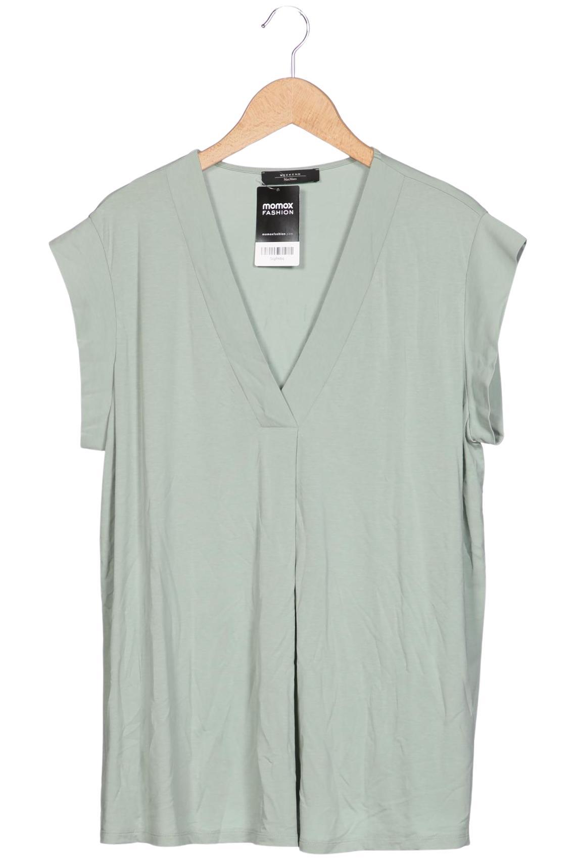 

Weekend Max Mara Damen T-Shirt, hellgrün, Gr. 46