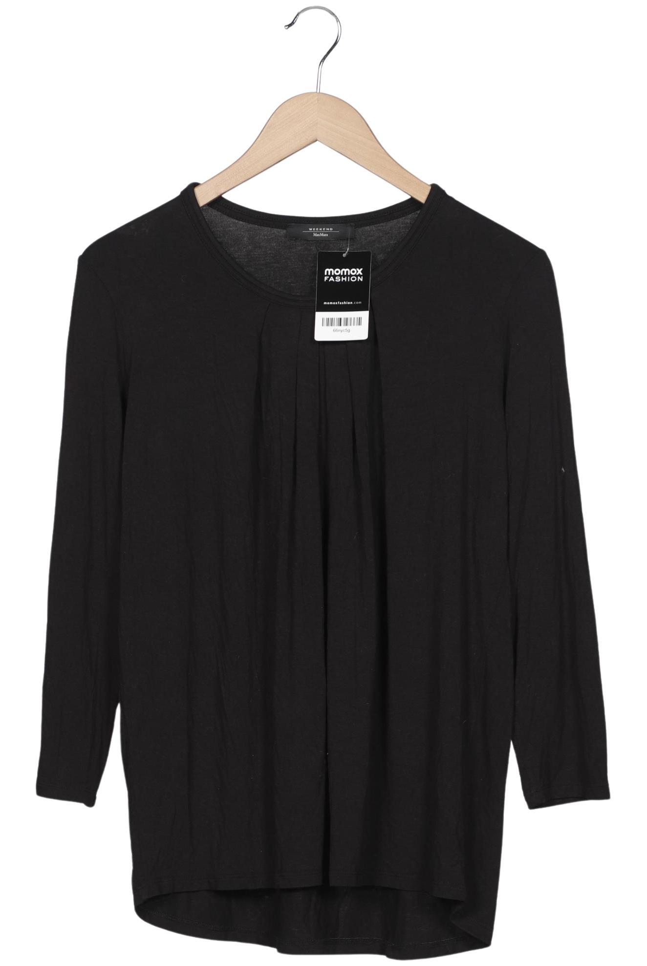 

Weekend Max Mara Damen Langarmshirt, schwarz, Gr. 44