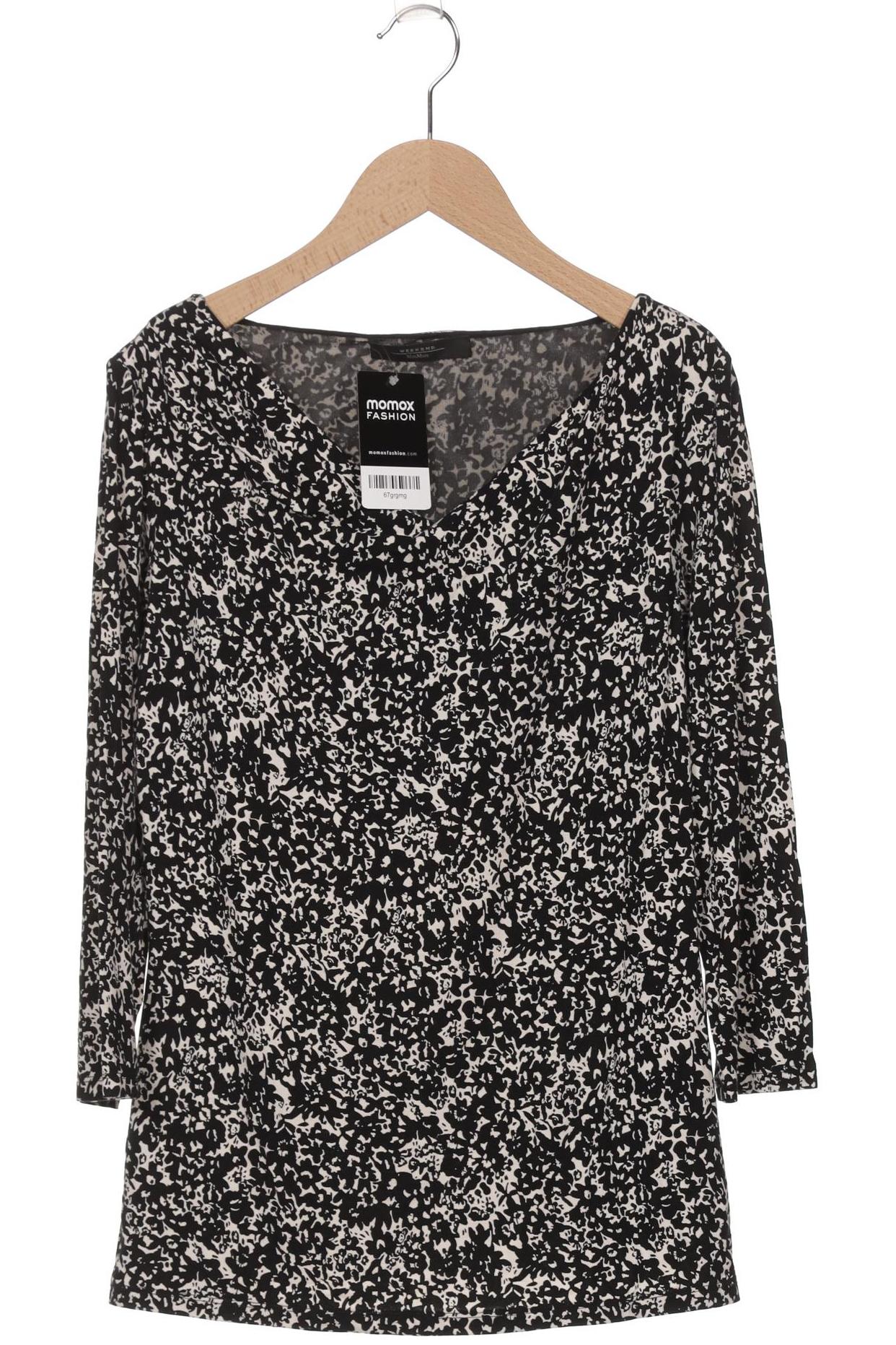 

Weekend Max Mara Damen Langarmshirt, schwarz, Gr. 38