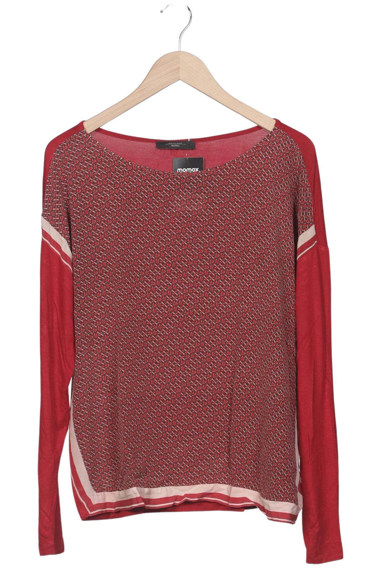 

Weekend Max Mara Damen Langarmshirt, rot, Gr. 44