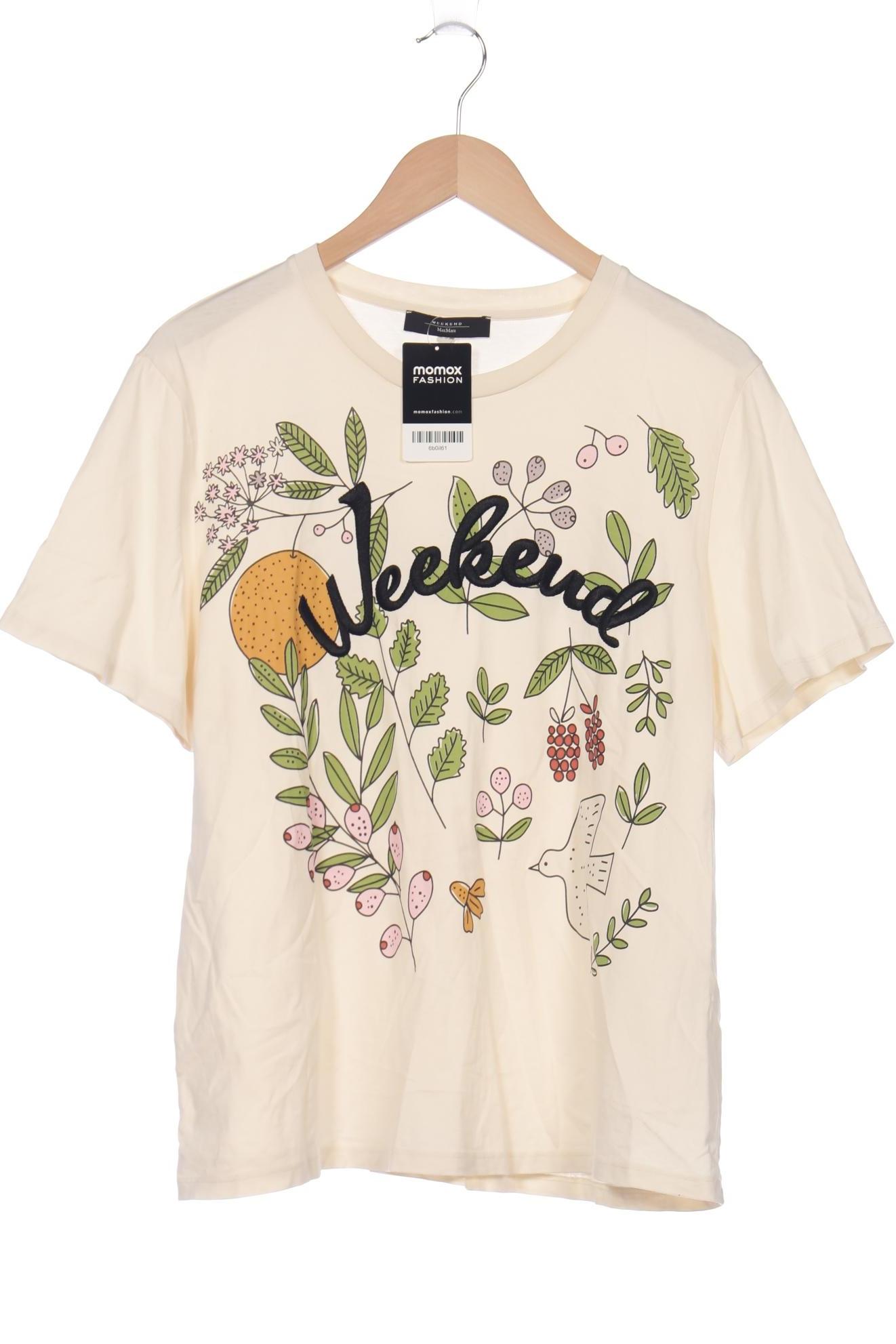 

Weekend Max Mara Damen T-Shirt, cremeweiß, Gr. 42