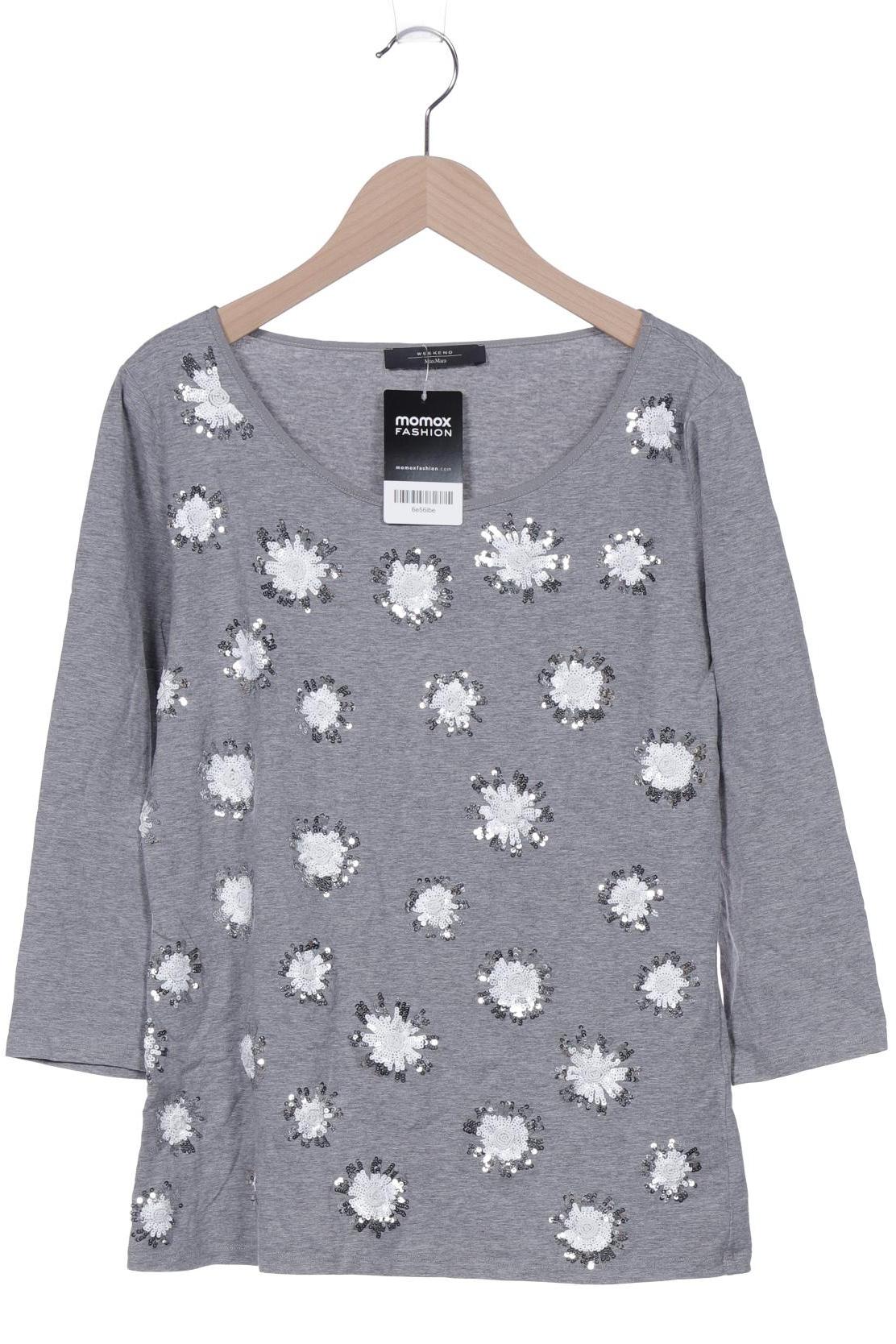

Weekend Max Mara Damen Langarmshirt, grau, Gr. 36