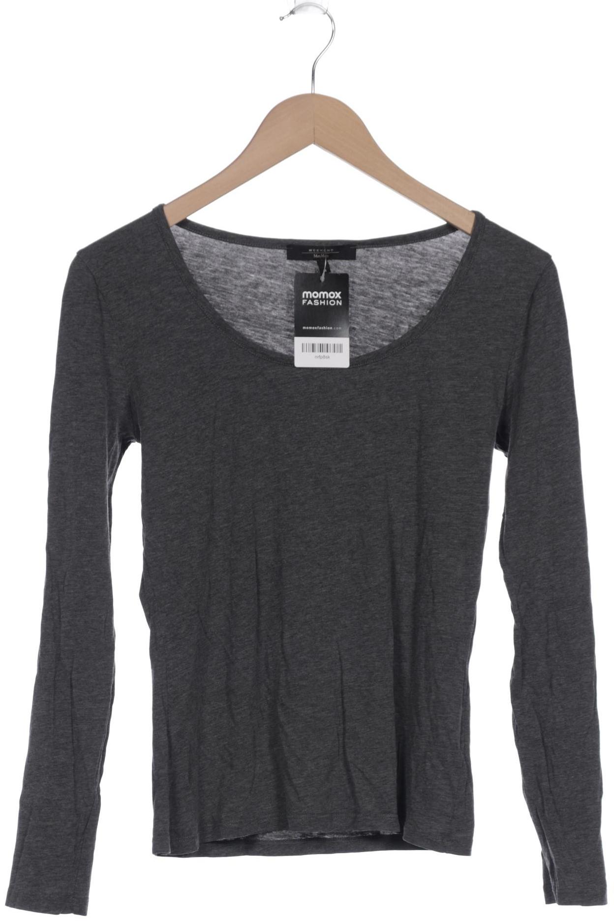 

Weekend Max Mara Damen Langarmshirt, grau, Gr. 38