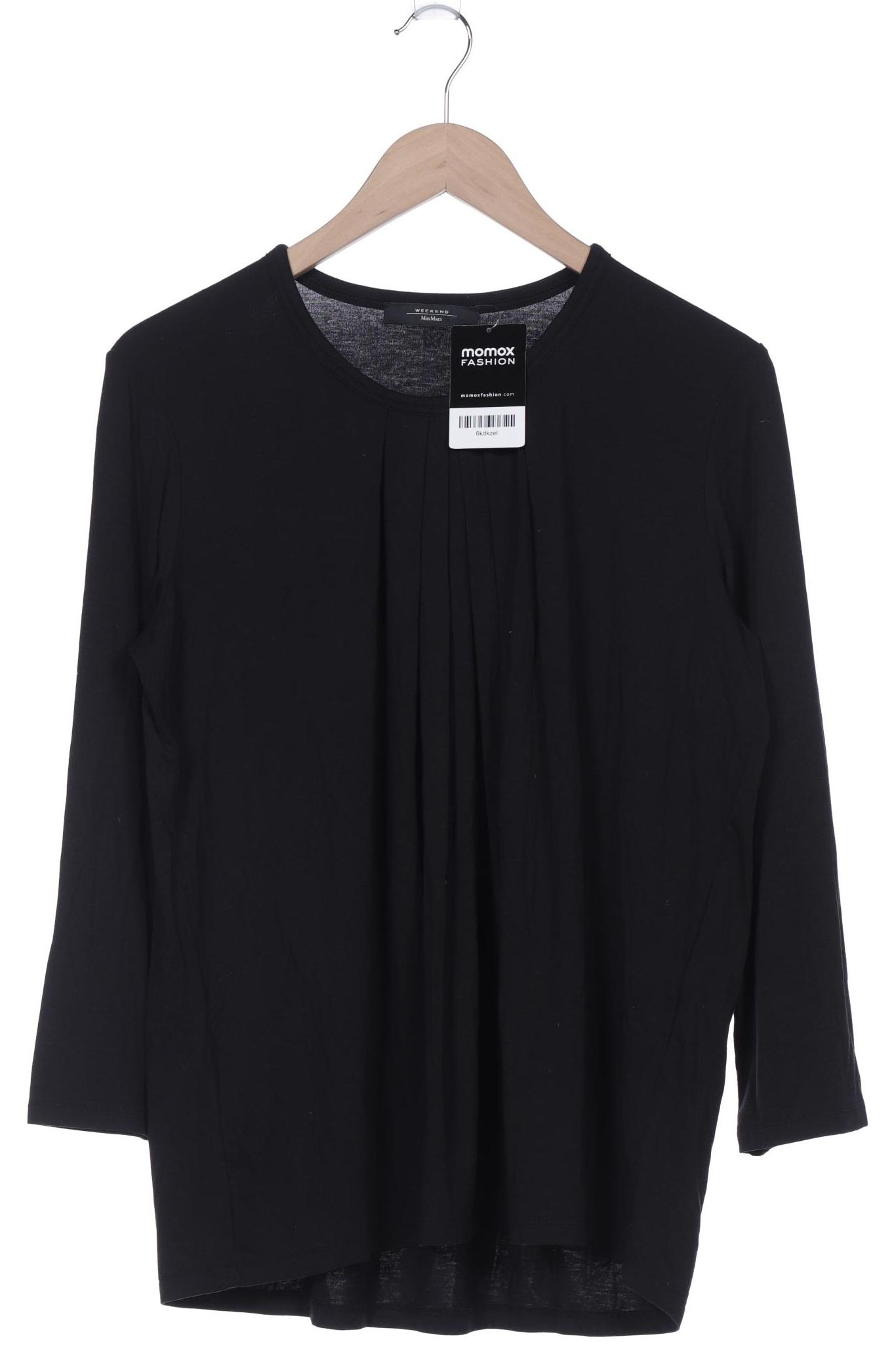 

Weekend Max Mara Damen Langarmshirt, schwarz, Gr. 38