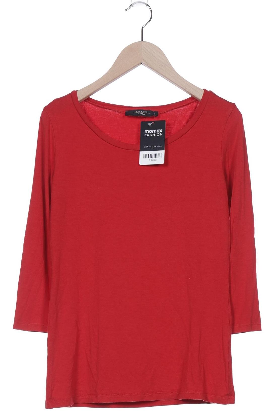 

Weekend Max Mara Damen Langarmshirt, rot, Gr. 36