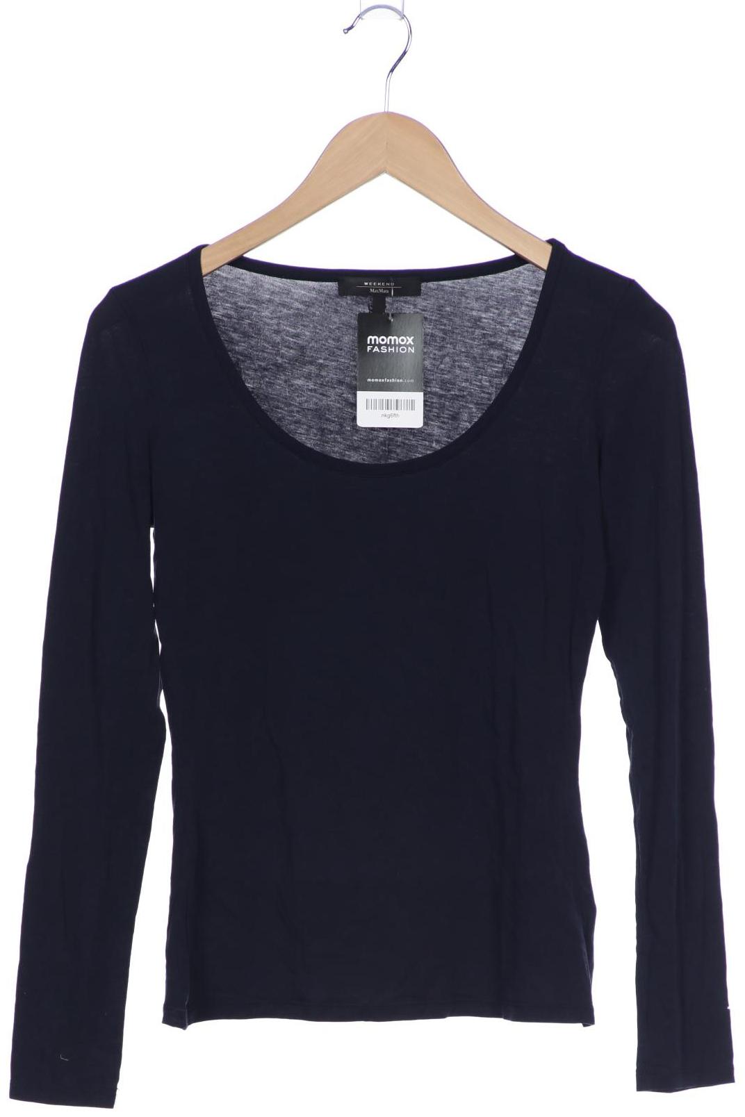 

Weekend Max Mara Damen Langarmshirt, marineblau, Gr. 36