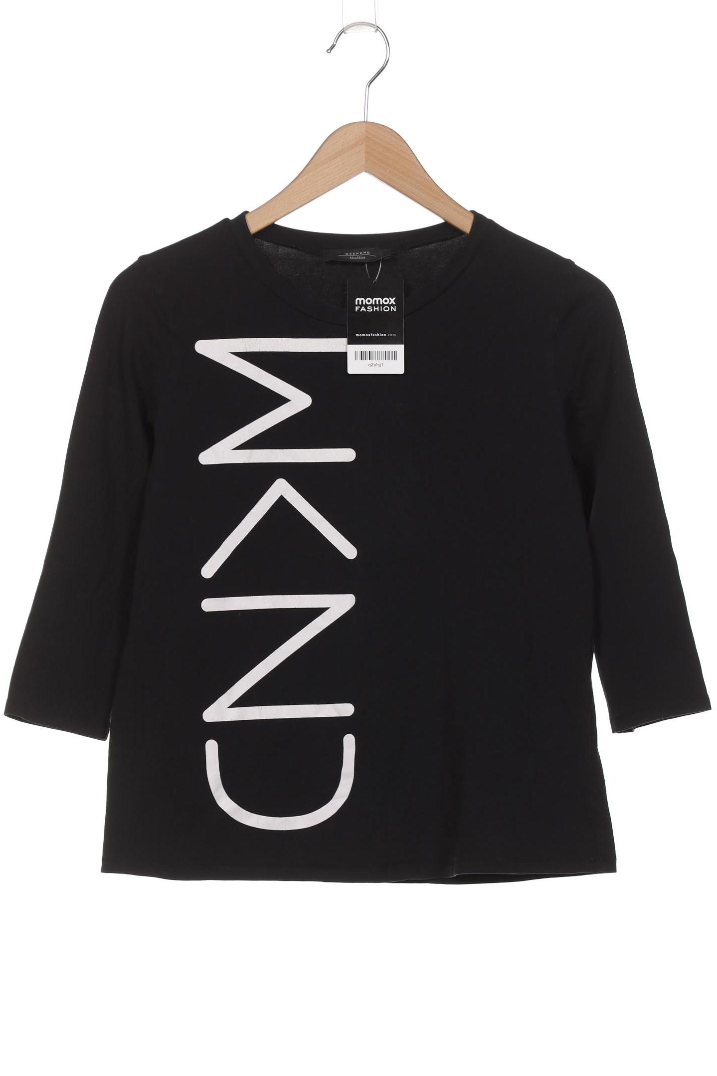 

Weekend Max Mara Damen Langarmshirt, schwarz, Gr. 38