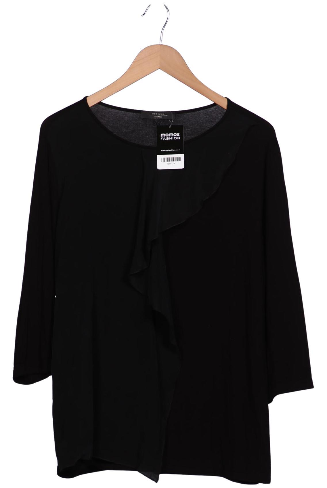 

Weekend Max Mara Damen Langarmshirt, schwarz, Gr. 42
