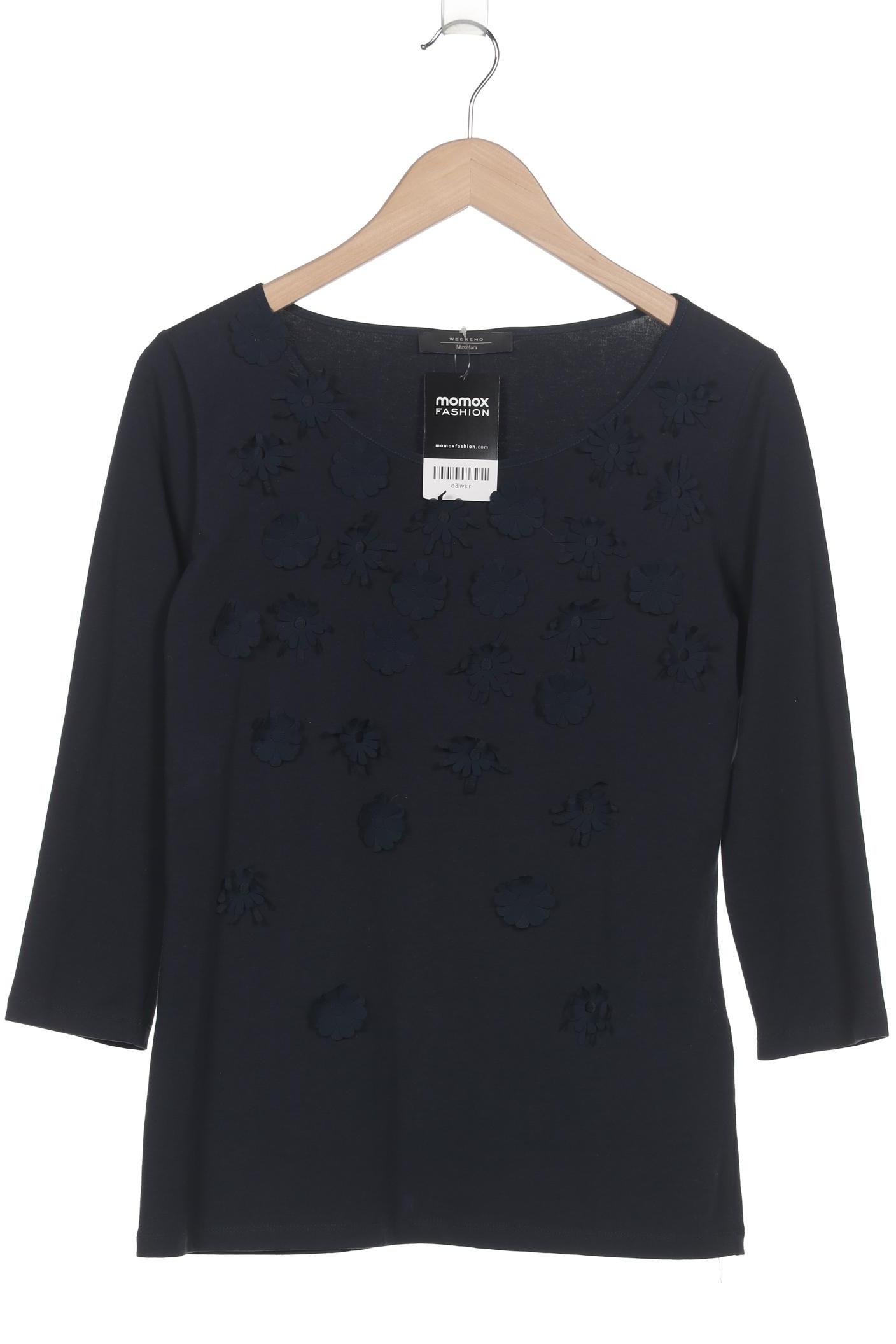 

Weekend Max Mara Damen Langarmshirt, marineblau, Gr. 38