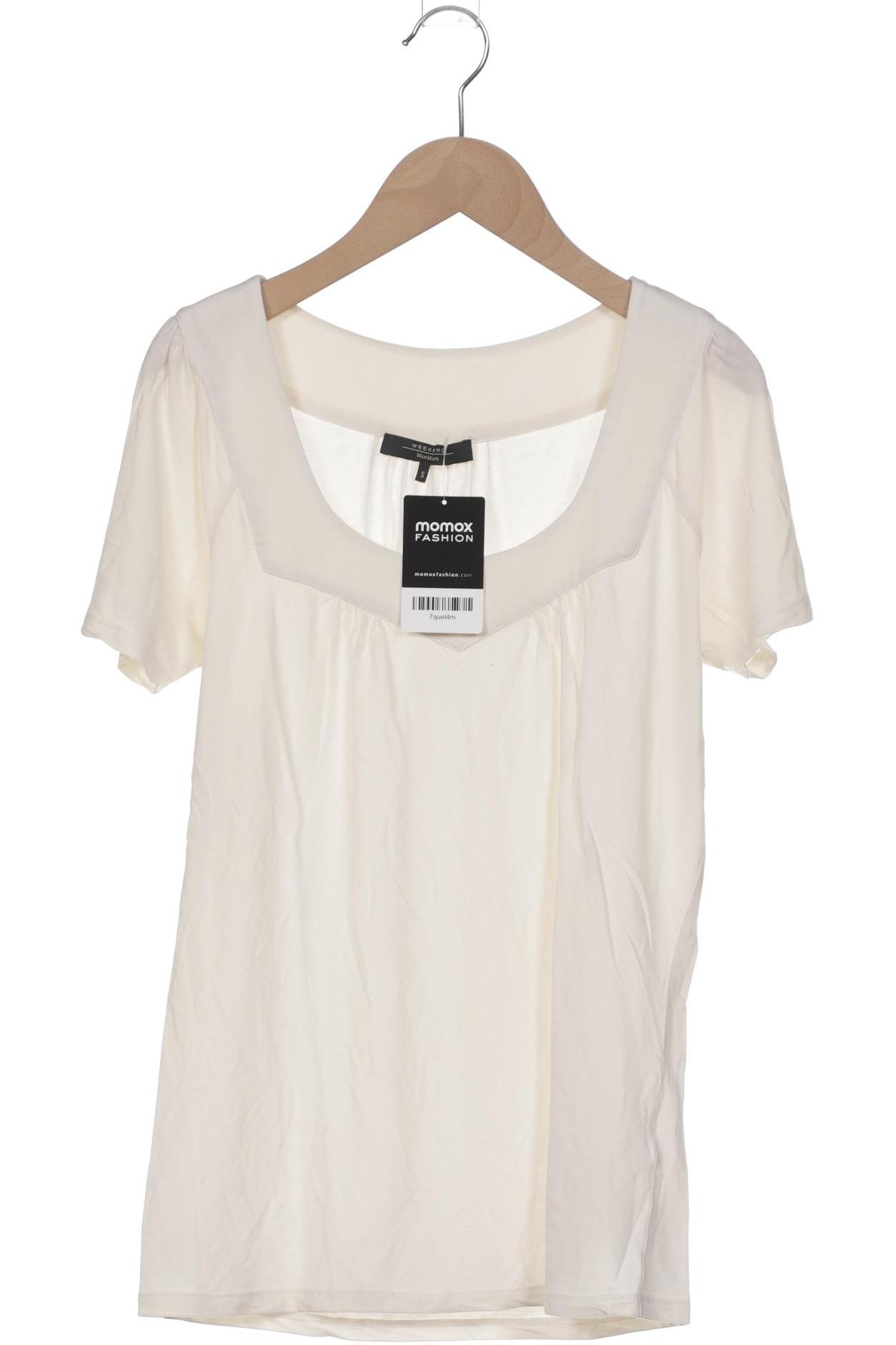 

Weekend Max Mara Damen T-Shirt, cremeweiß, Gr. 36