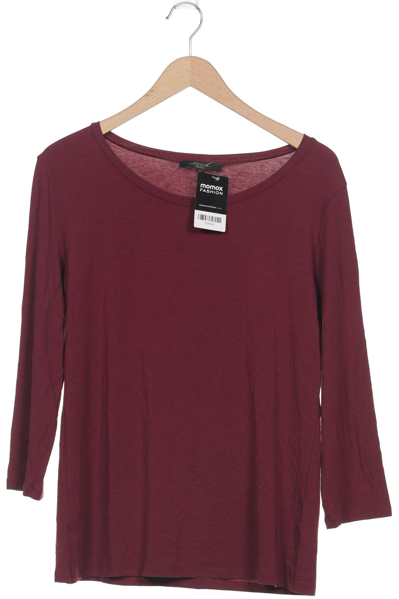 

Weekend Max Mara Damen Langarmshirt, bordeaux, Gr. 46