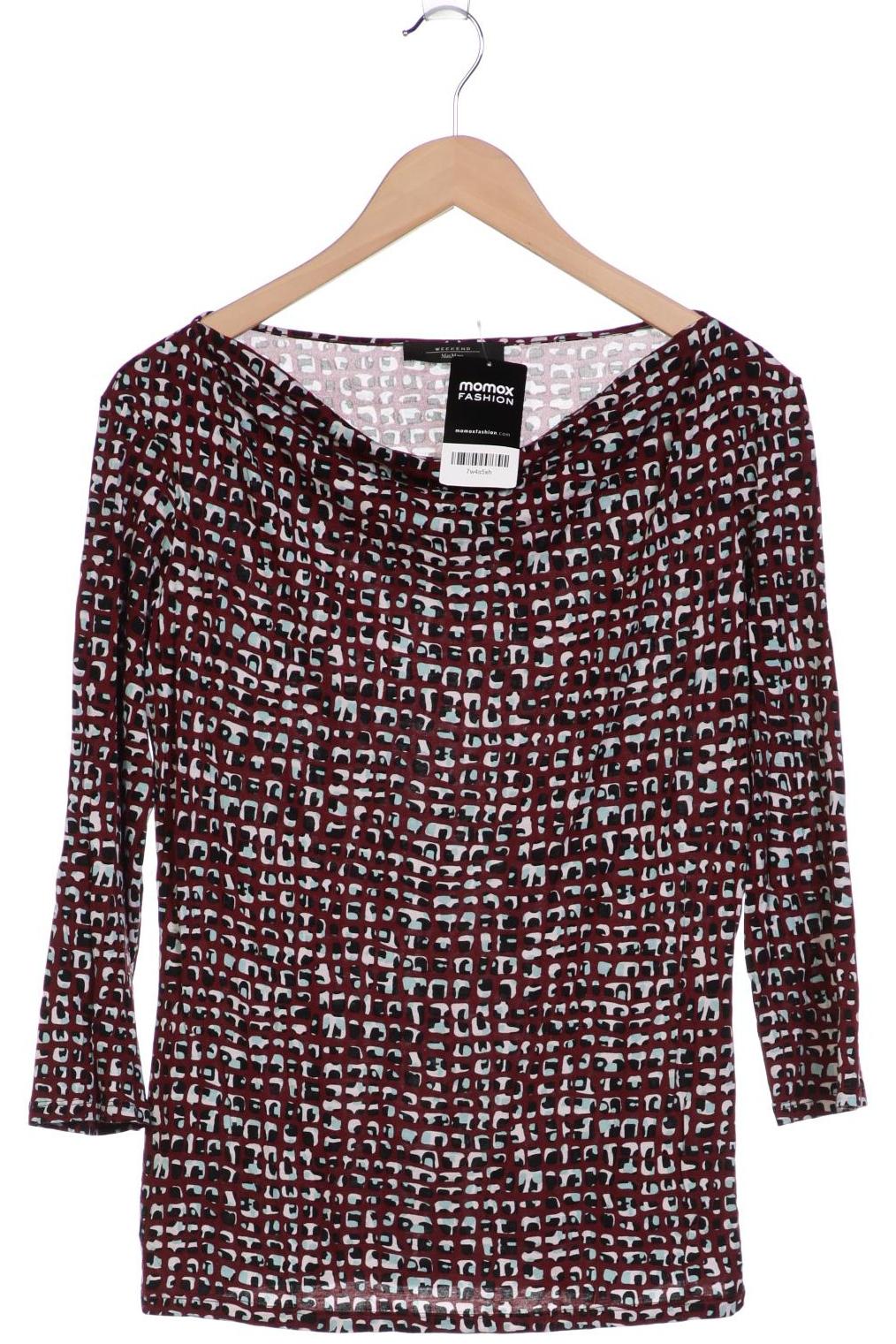 

Weekend Max Mara Damen Langarmshirt, bordeaux, Gr. 38