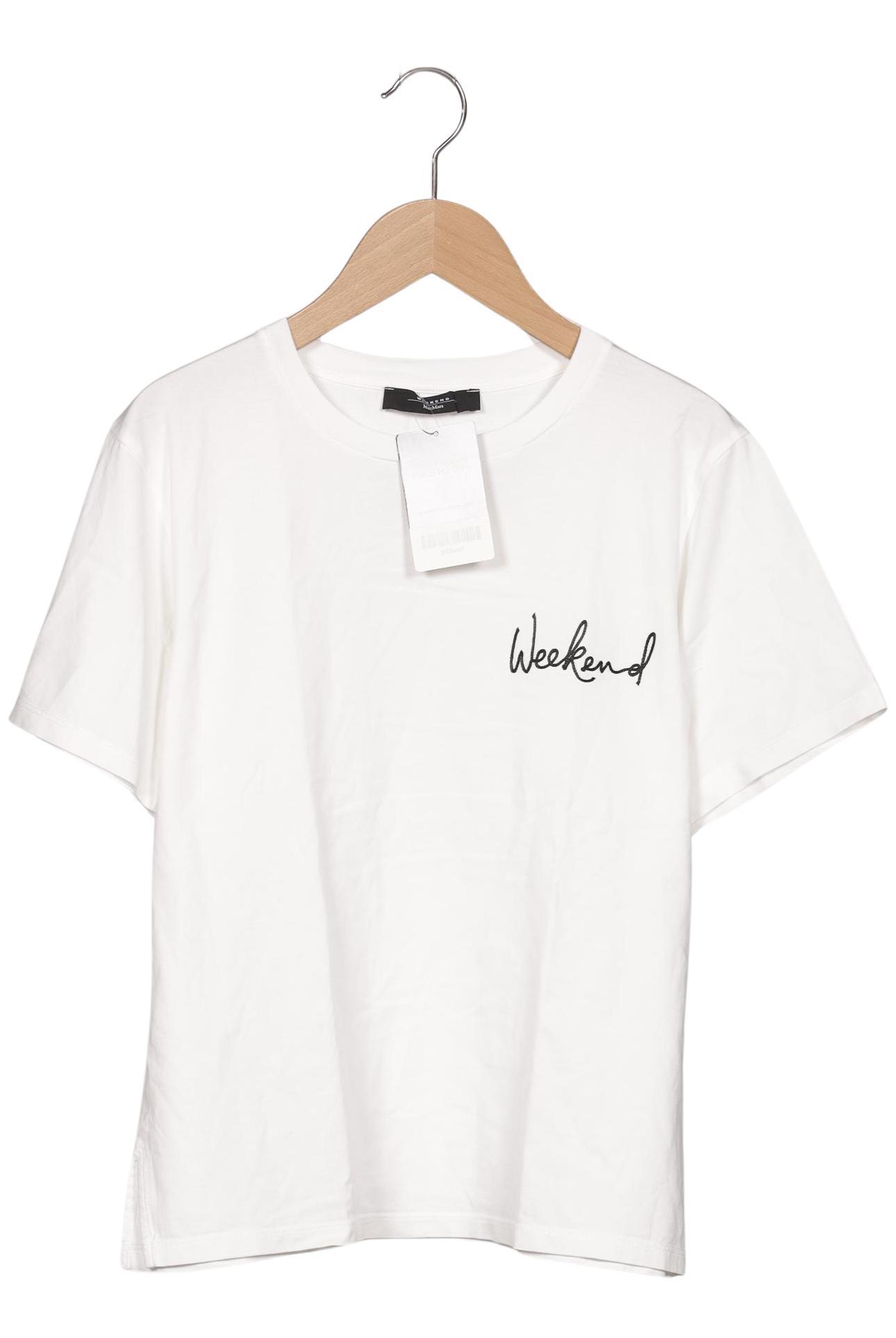 

Weekend Max Mara Damen T-Shirt, weiß, Gr. 38