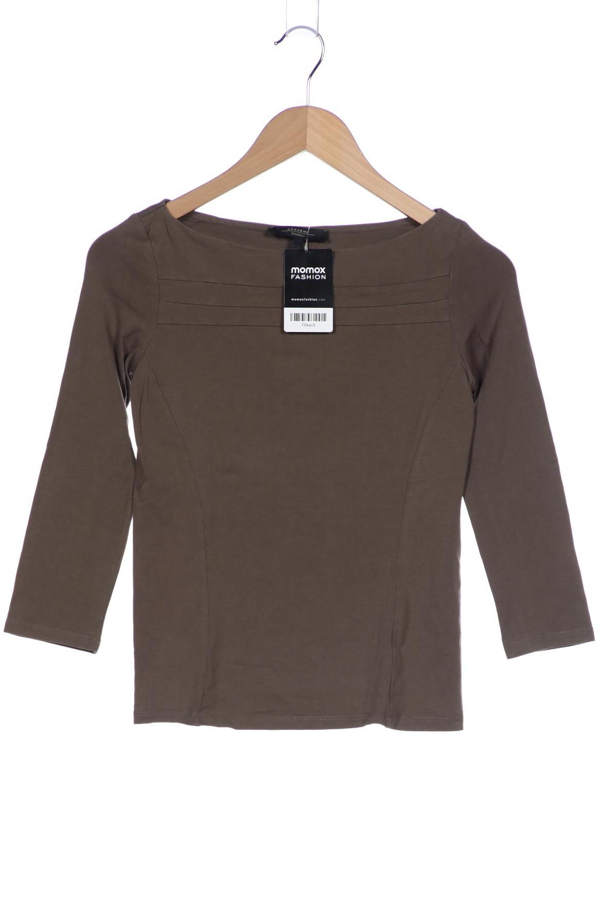 

Weekend Max Mara Damen Langarmshirt, grün, Gr. 36