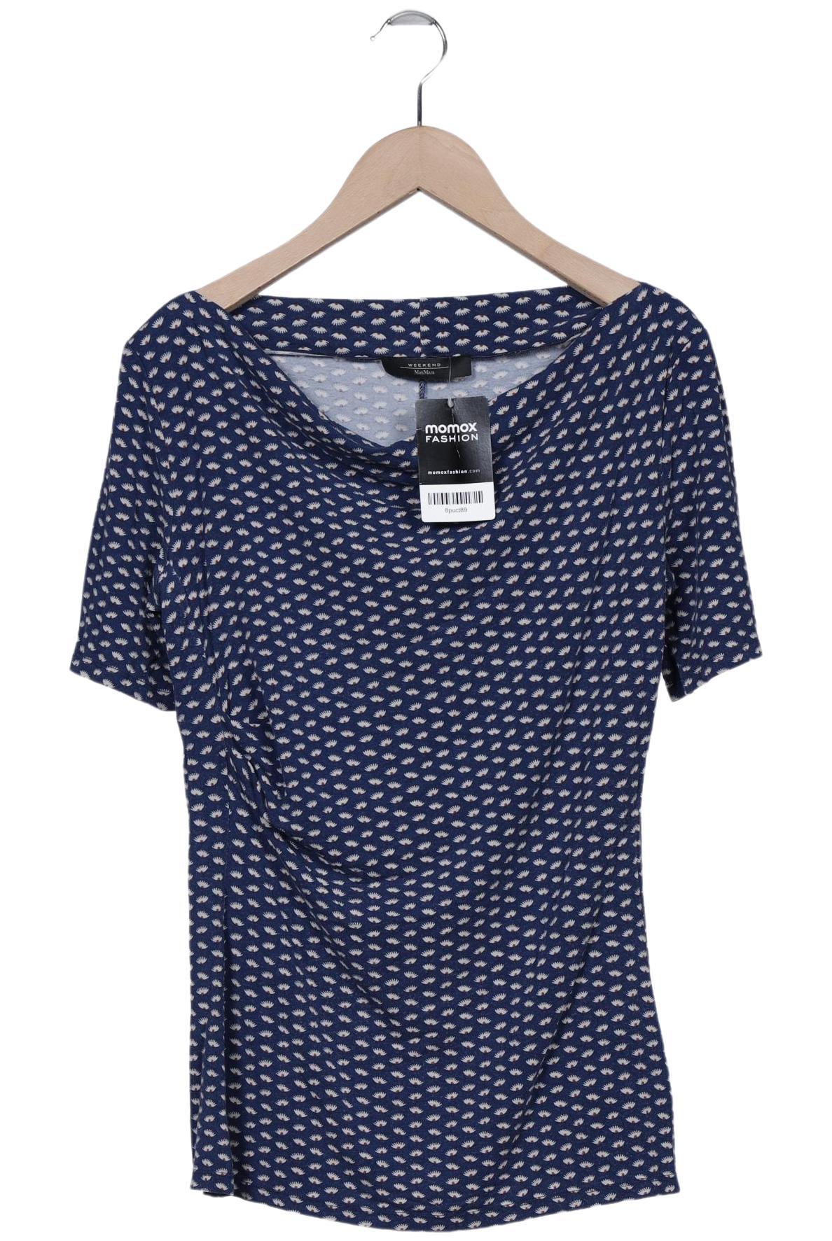 

Weekend Max Mara Damen T-Shirt, marineblau, Gr. 36