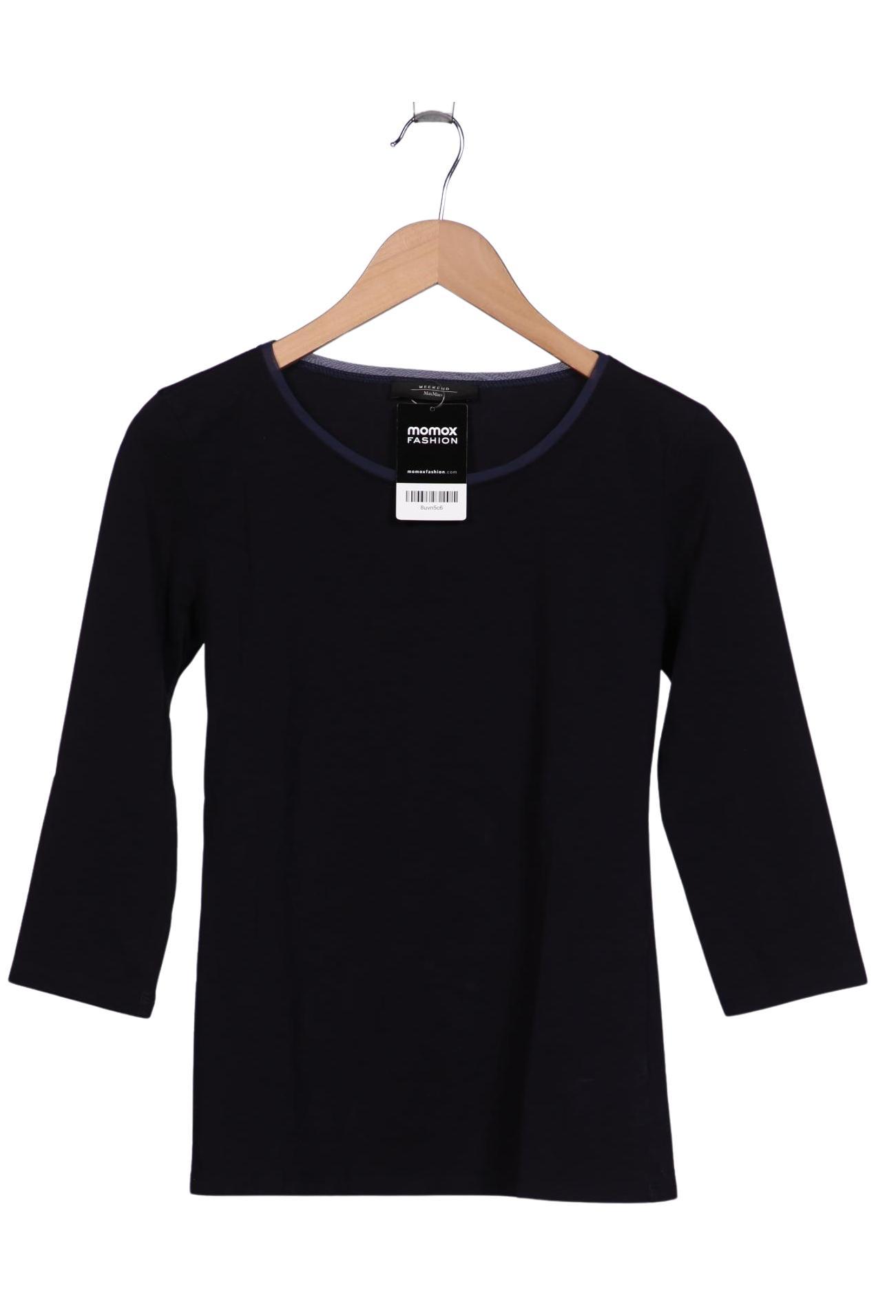 

Weekend Max Mara Damen Langarmshirt, marineblau, Gr. 38
