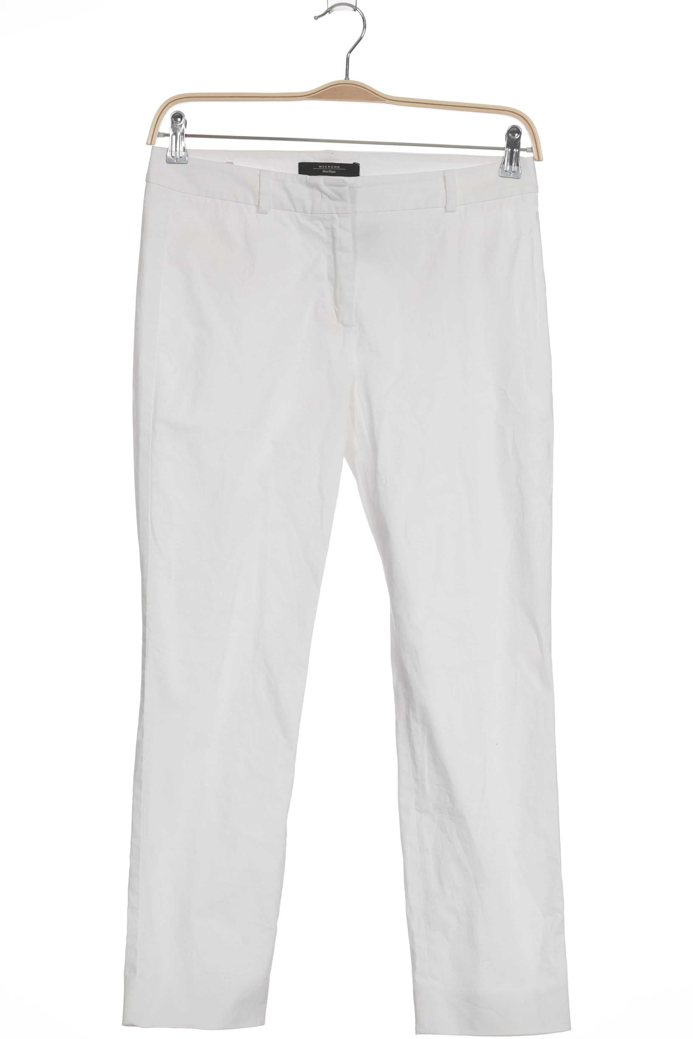 

Weekend Max Mara Damen Stoffhose, weiß, Gr. 38