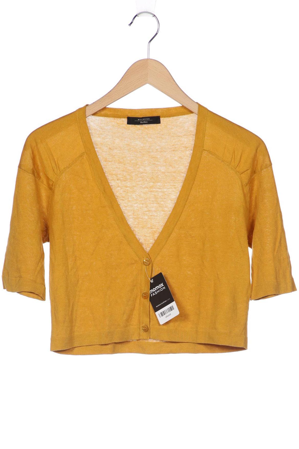 

Weekend Max Mara Damen Strickjacke, gelb, Gr. 38