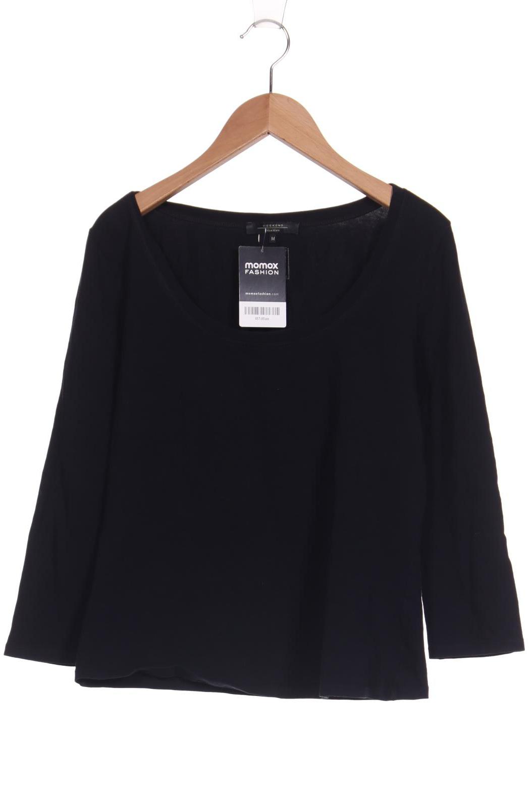 

Weekend Max Mara Damen Langarmshirt, schwarz, Gr. 38