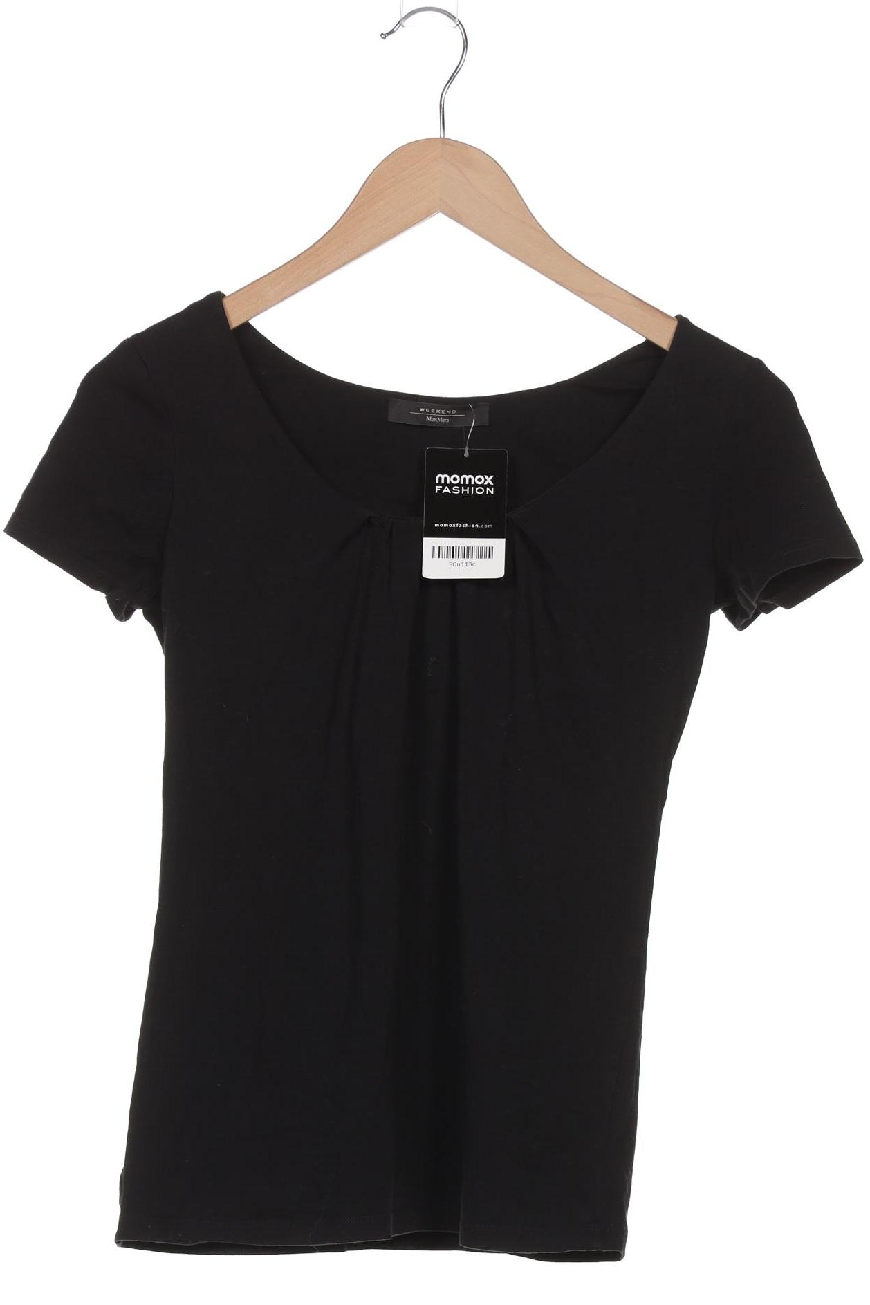 

Weekend Max Mara Damen T-Shirt, schwarz, Gr. 36