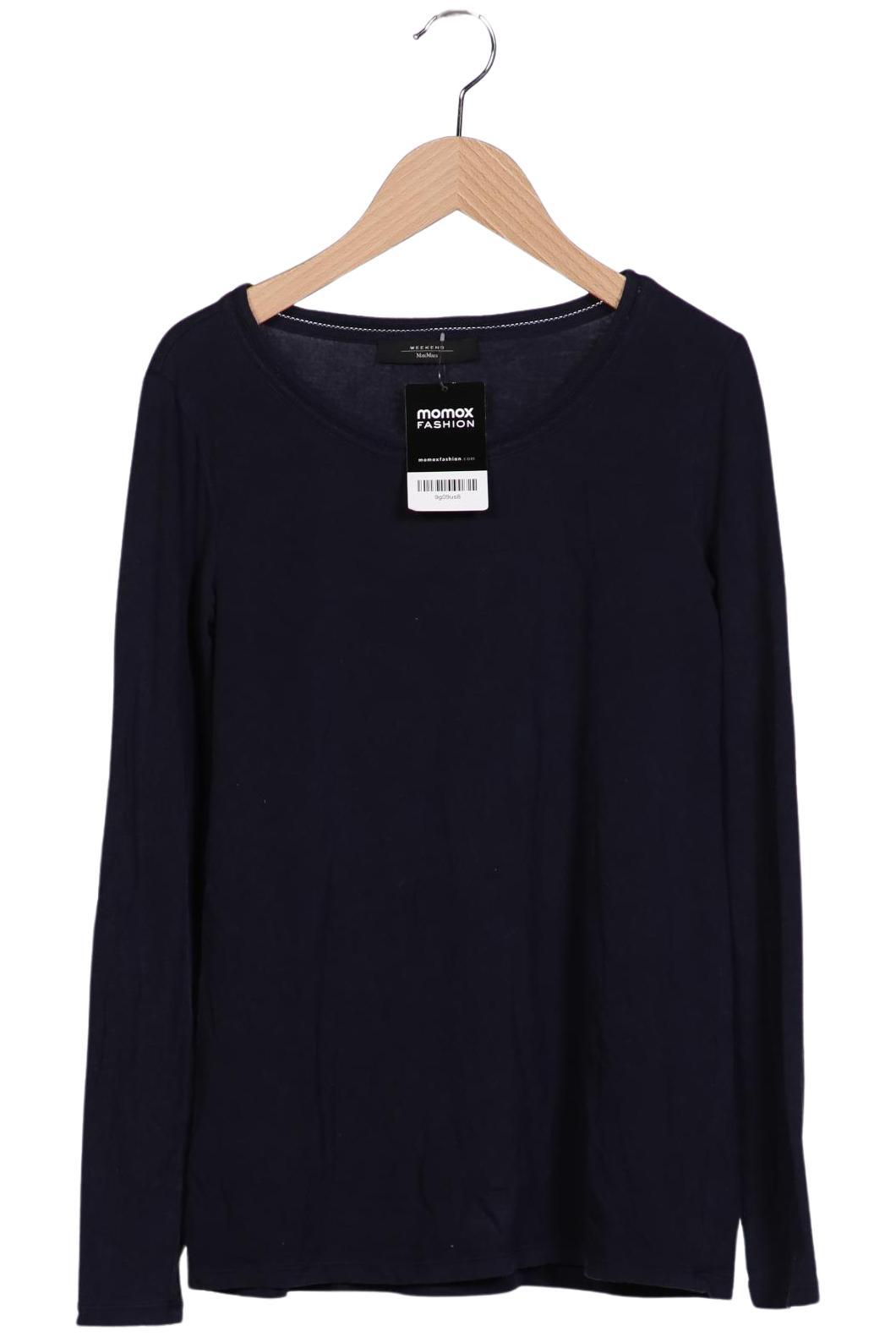 

Weekend Max Mara Damen Langarmshirt, marineblau, Gr. 38