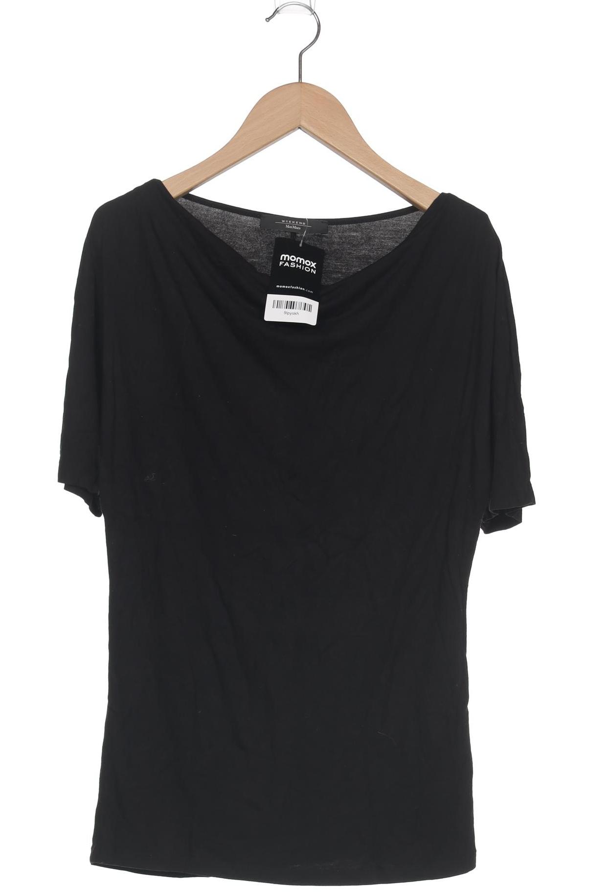 

Weekend Max Mara Damen T-Shirt, schwarz, Gr. 36