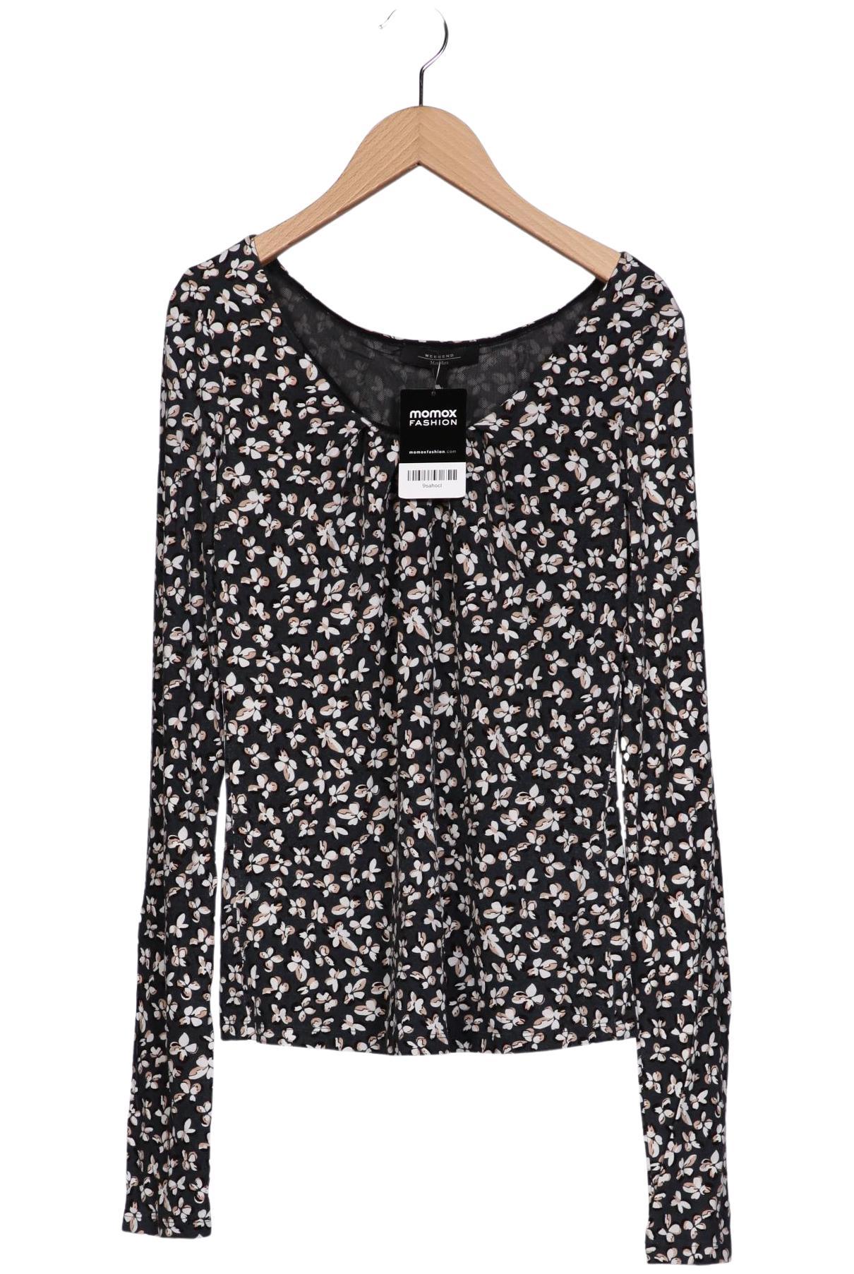

Weekend Max Mara Damen Langarmshirt, schwarz, Gr. 38
