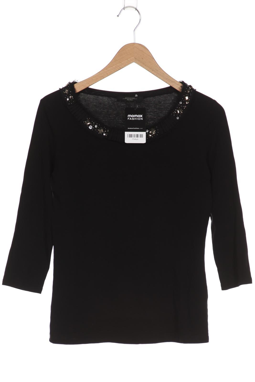 

Weekend Max Mara Damen Langarmshirt, schwarz, Gr. 38